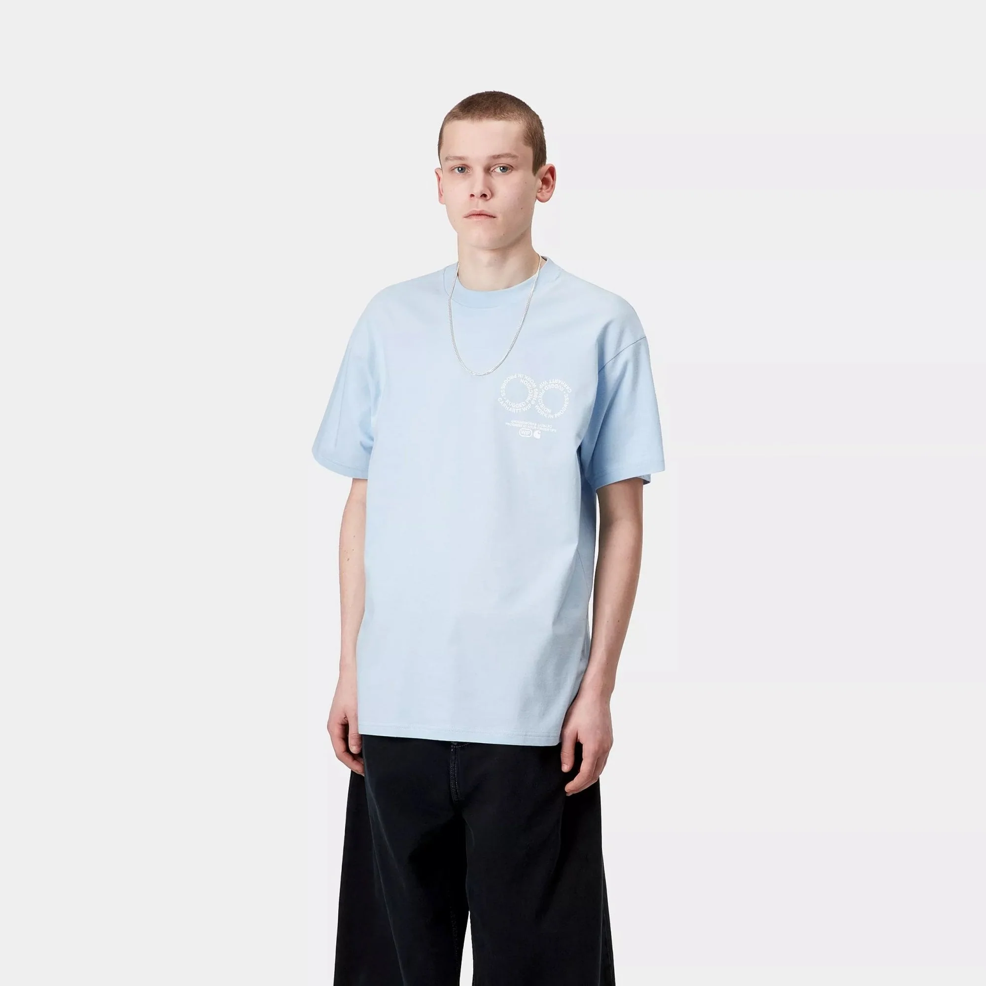 S/s Rotation T-shirt - Air Sky / White - Image 3