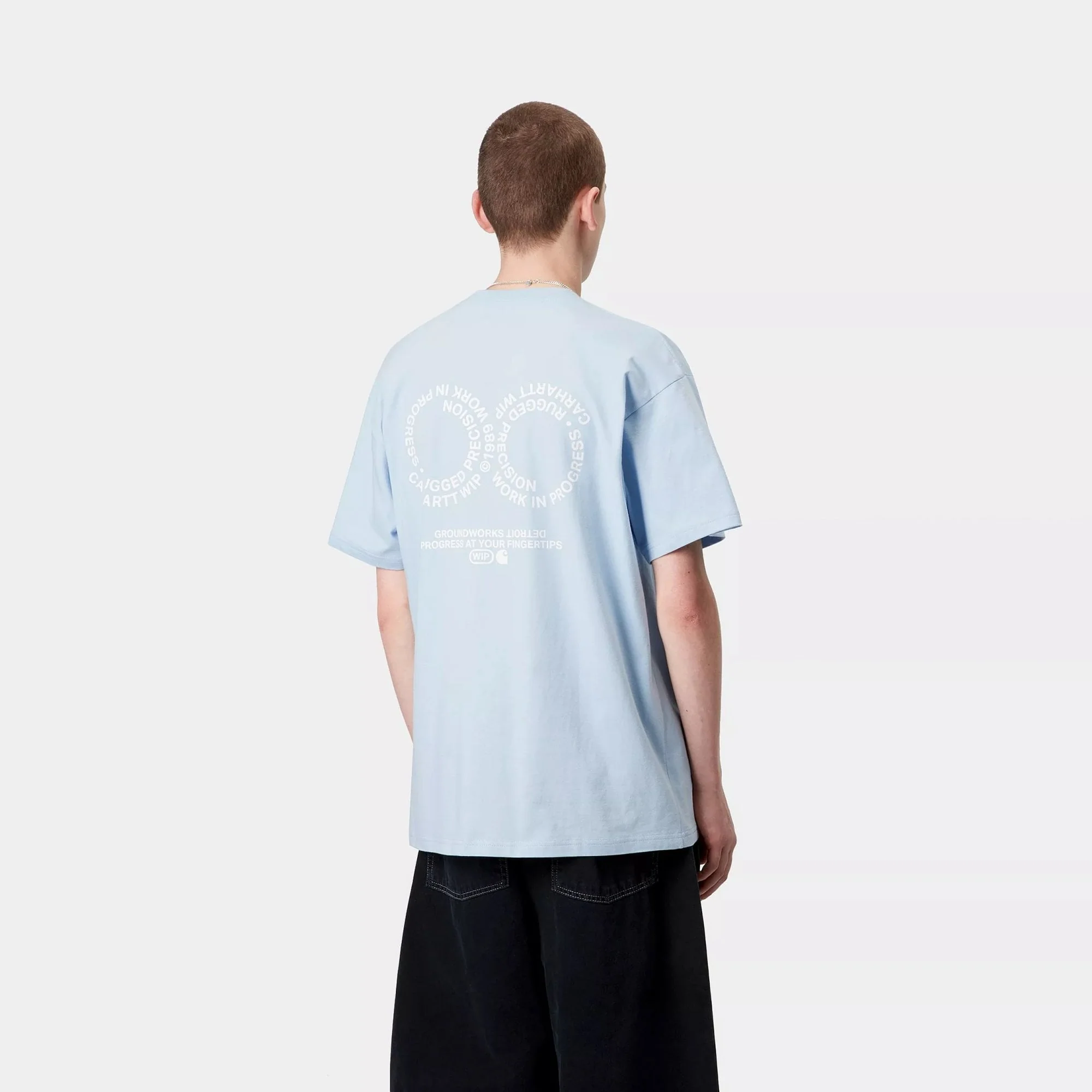S/s Rotation T-shirt - Air Sky / White - Image 4