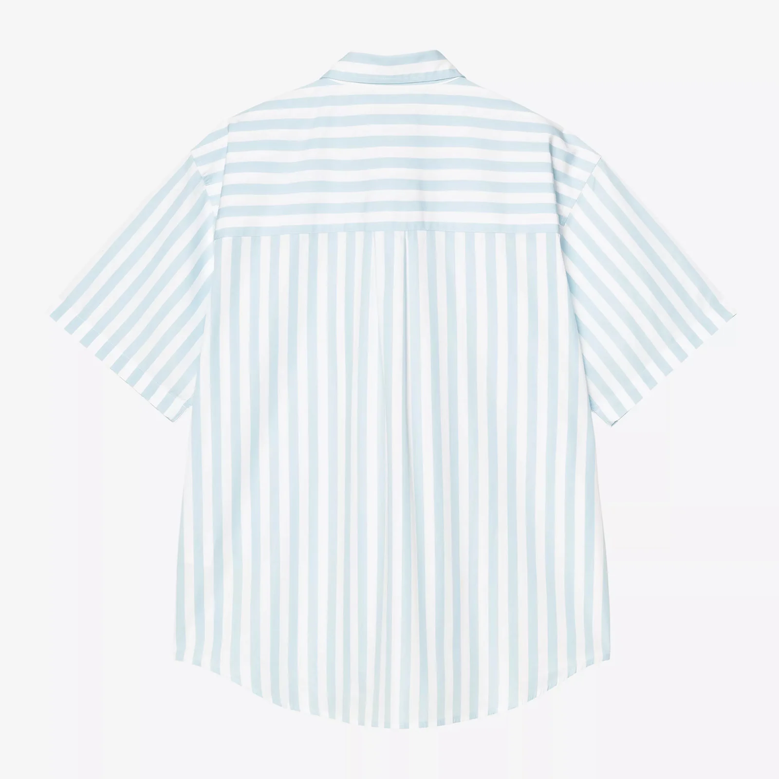 S/S Royce Shirt, Royce Stripe - Icaria / White - Image 2