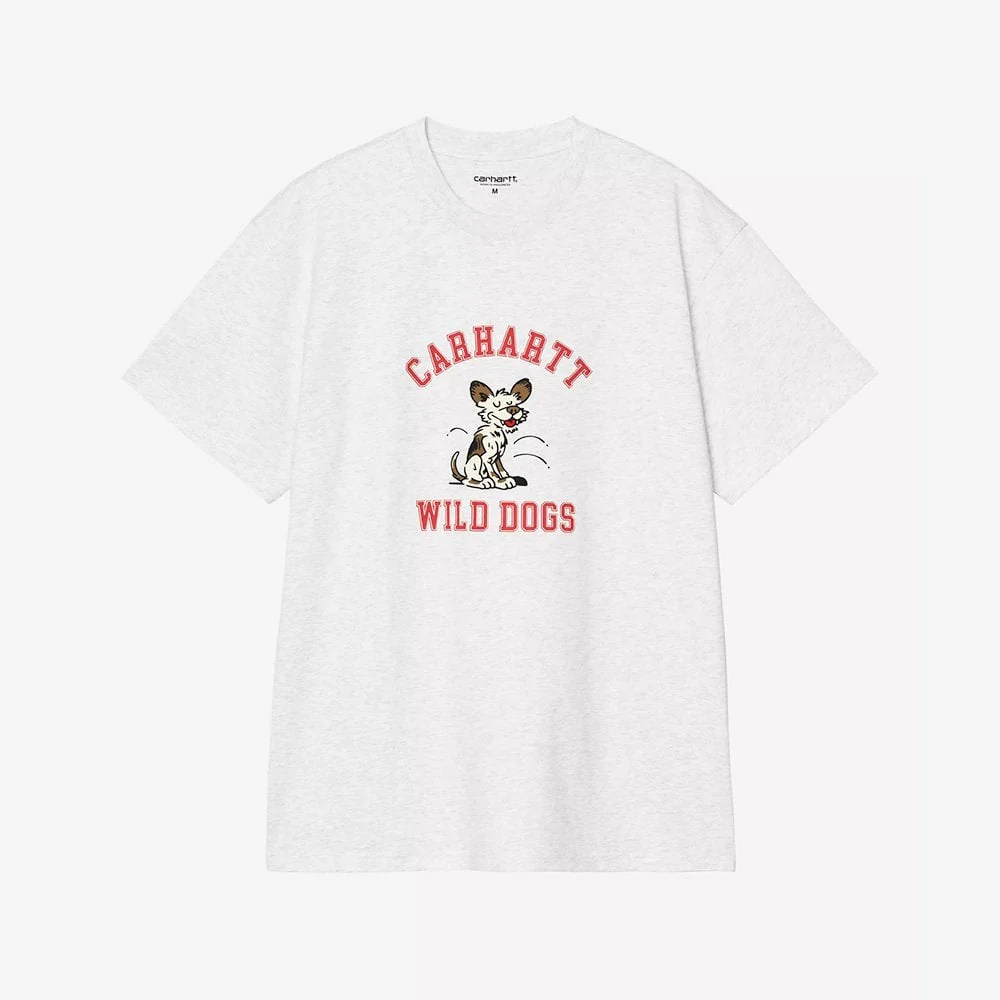S/S Wild Dog T-Shirt - Ash Heather
