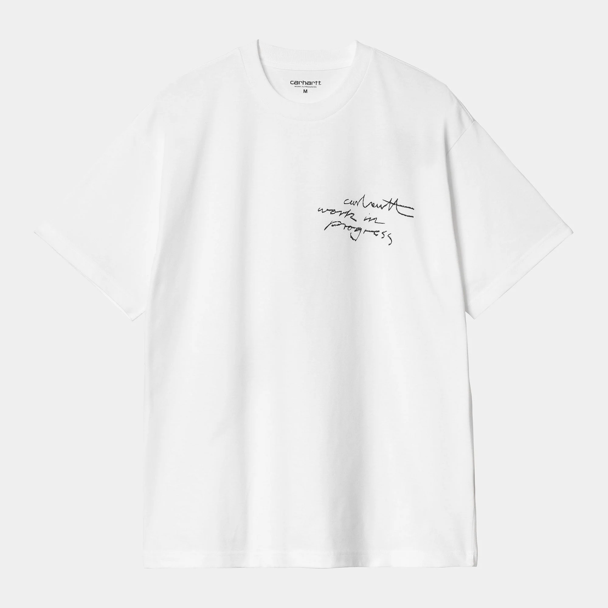 S/s Wip Pencil T-shirt - White / Black