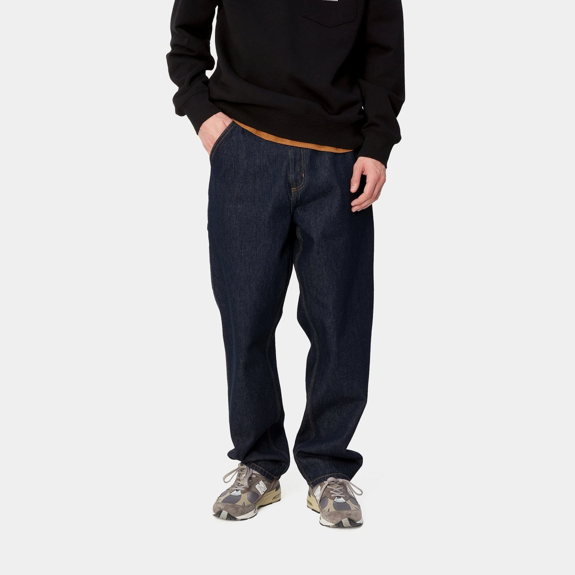 Single Knee Pant - Blue Rinsed - Image 3