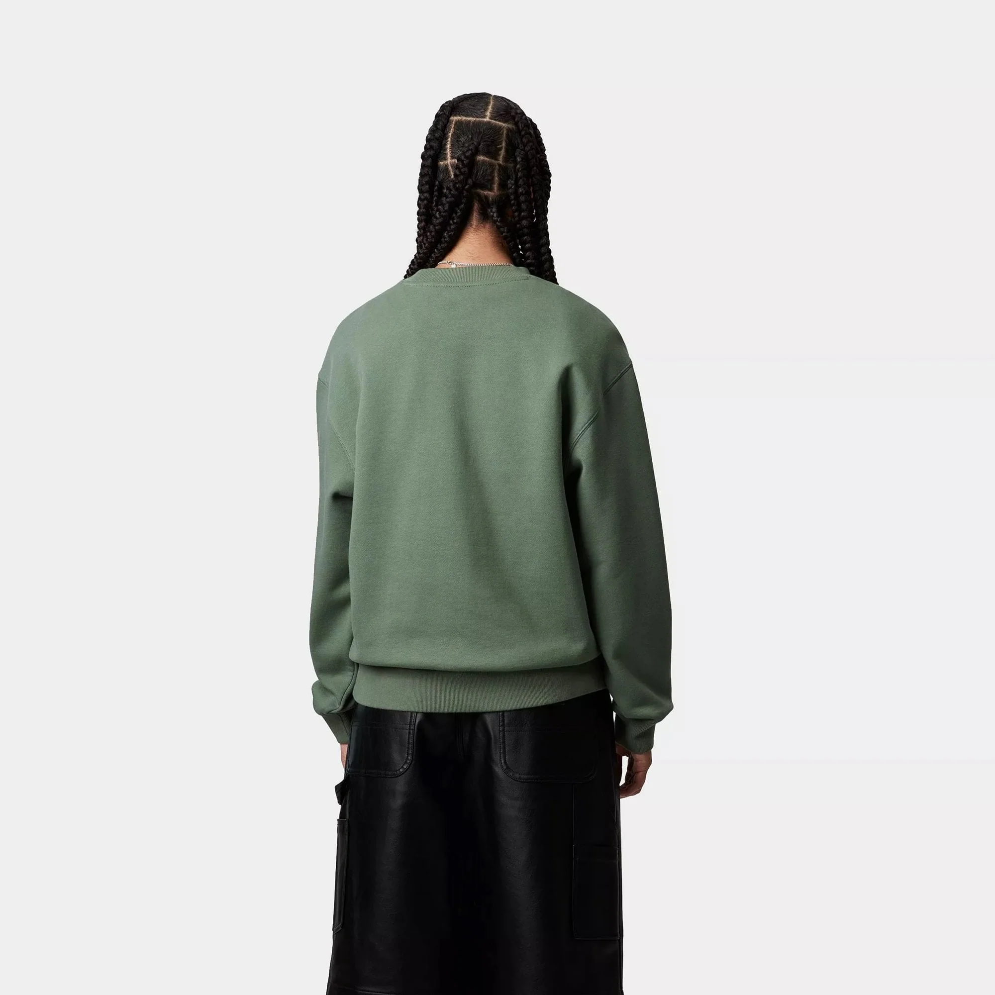 W' Carhartt Sweat - Park / Hortensia - Image 3