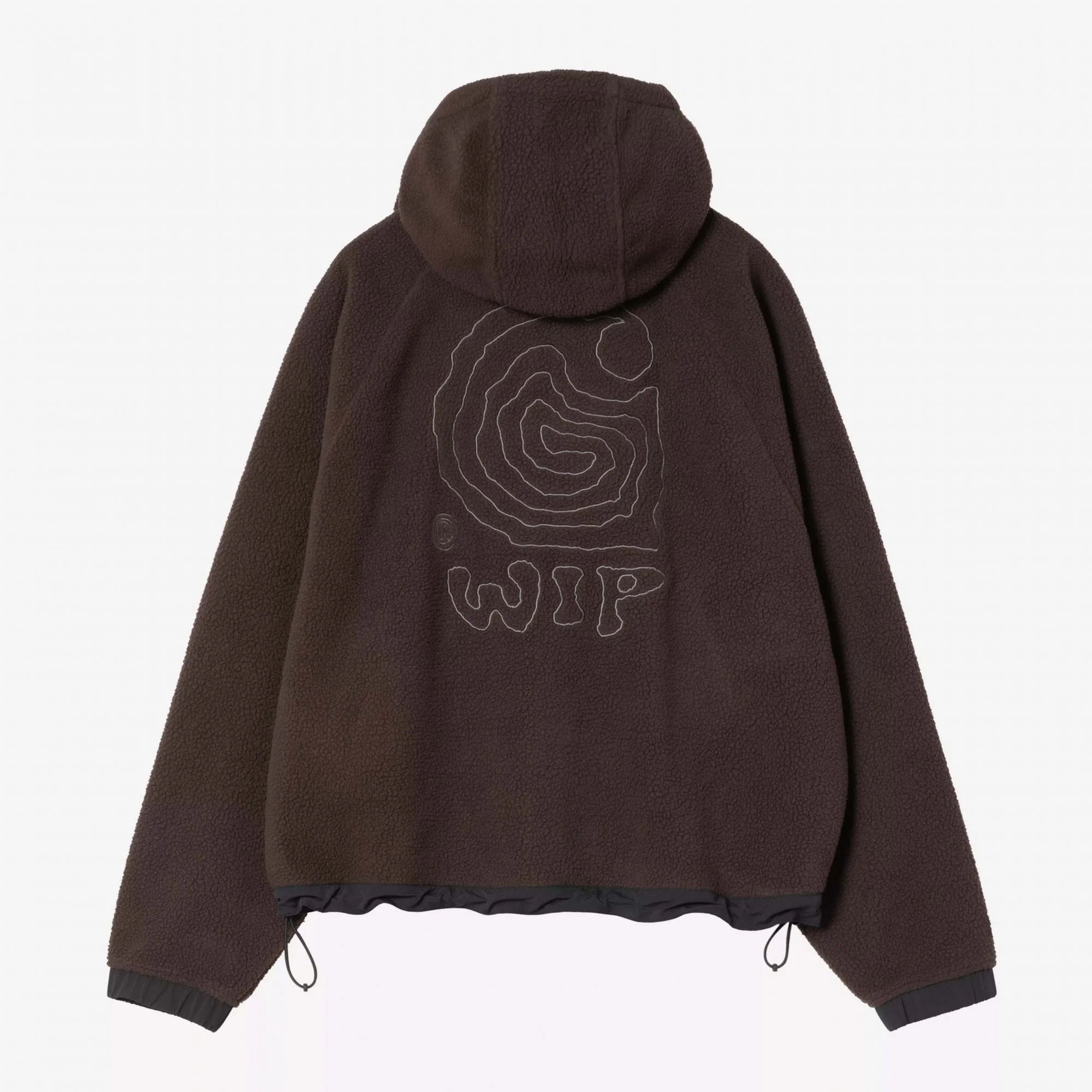 W' Hooded Helix Jacket - Palisander / Black - Image 3