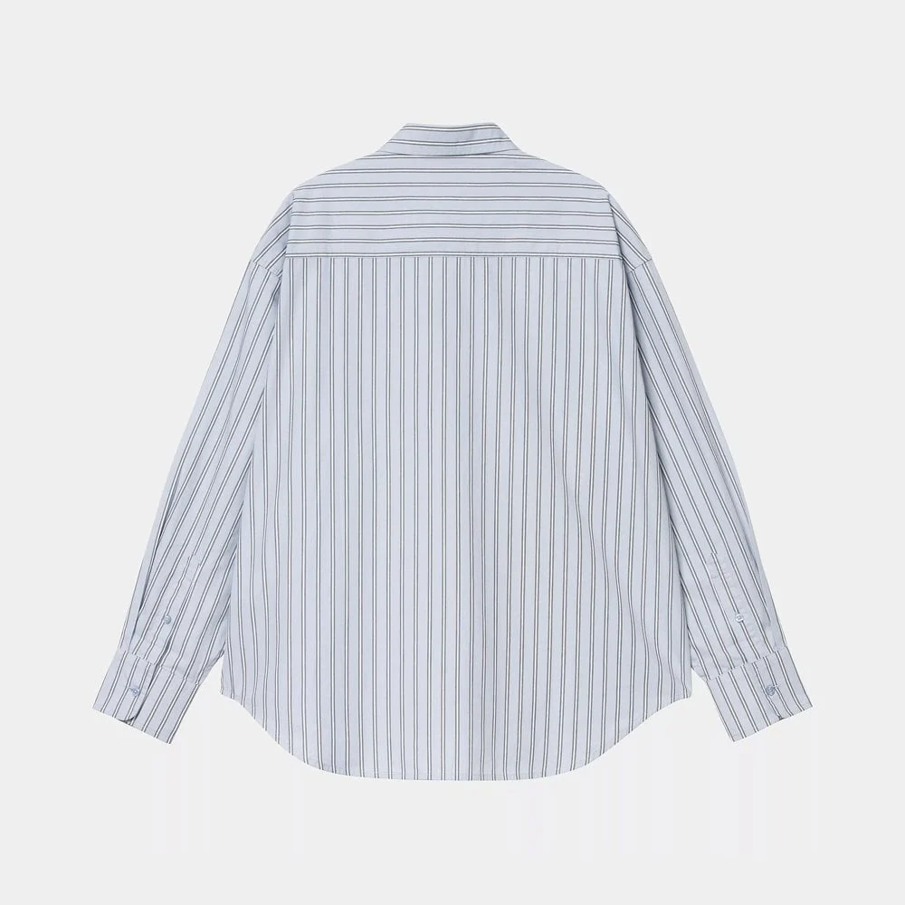 W' L/S Grimsby Shirt, Blue Fog - Image 2