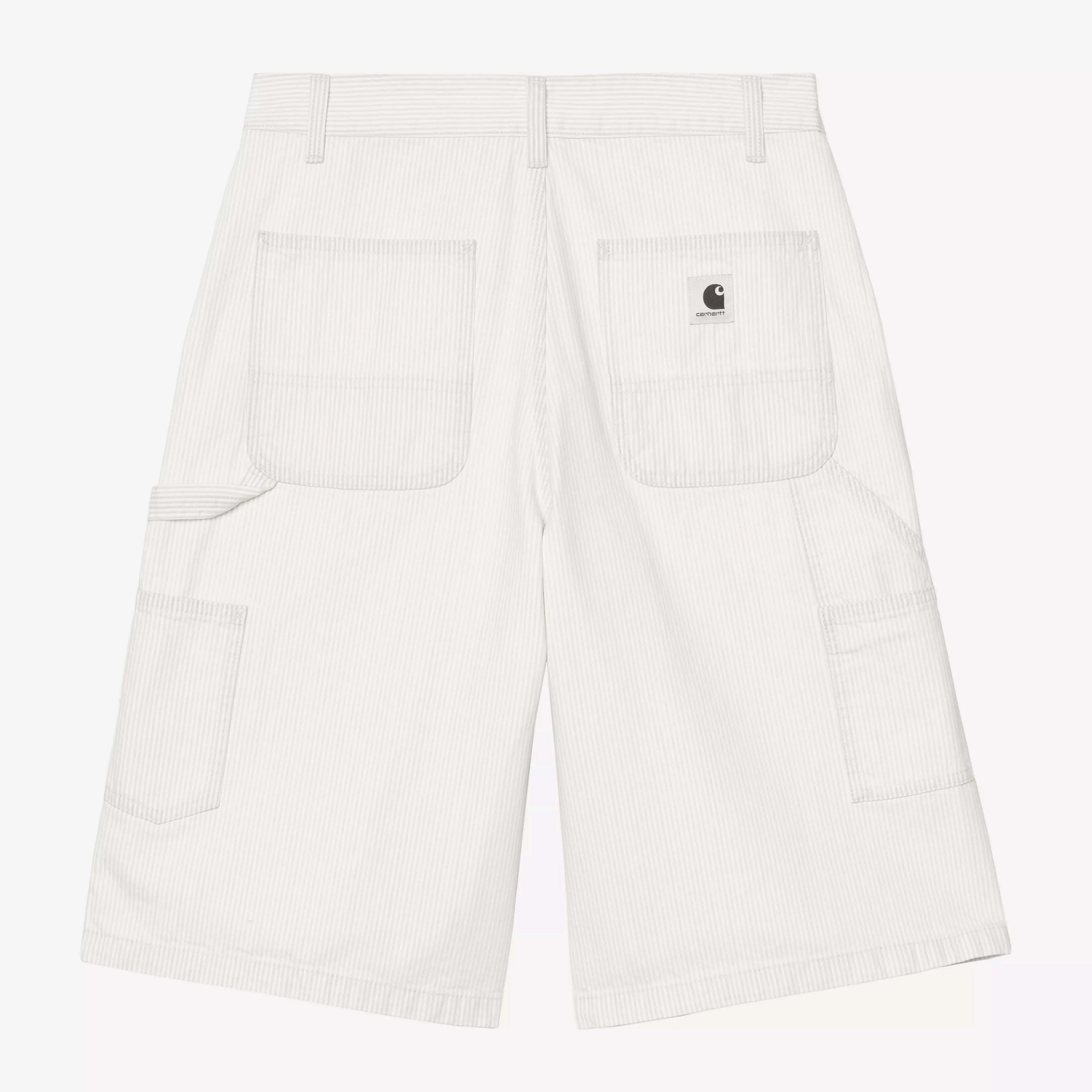 W' Mercer Single Knee Short - Mercer Stripe, Graphite/Wax Bleached