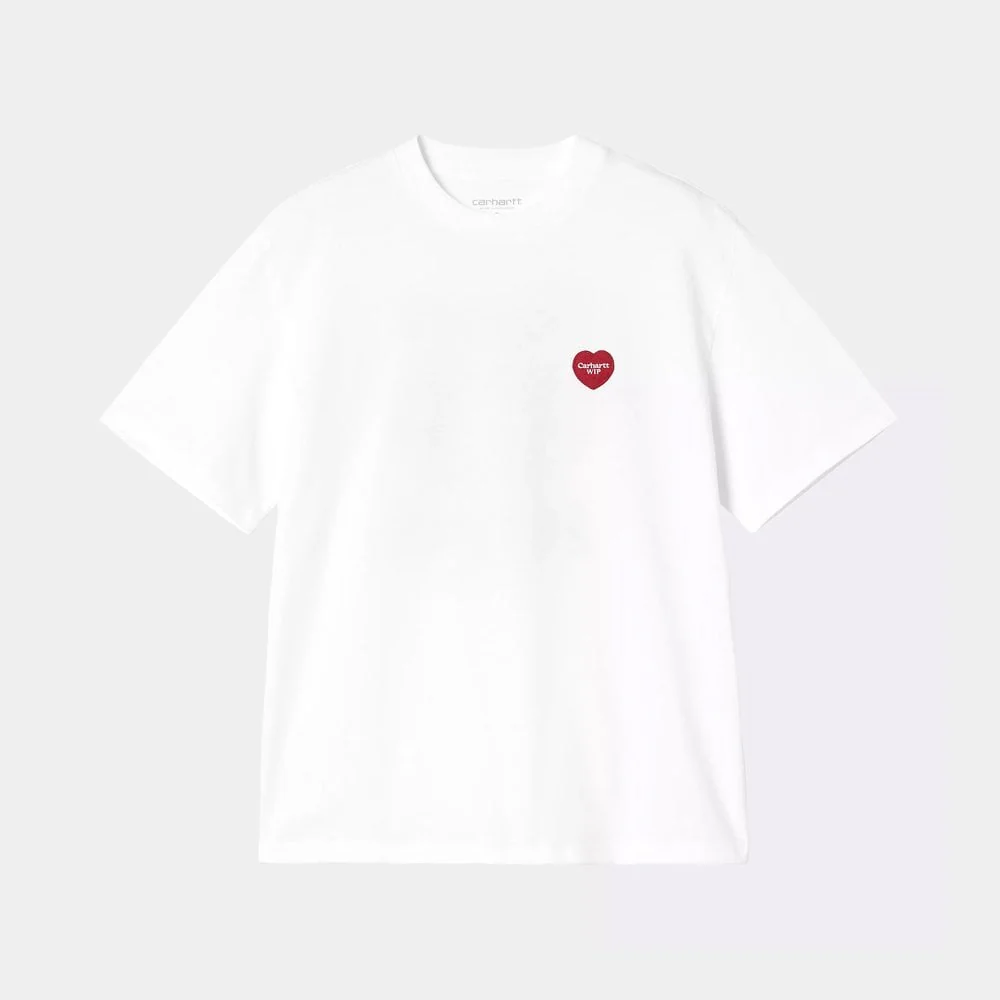 W' S/S Heart II Hartt T-shirt, White