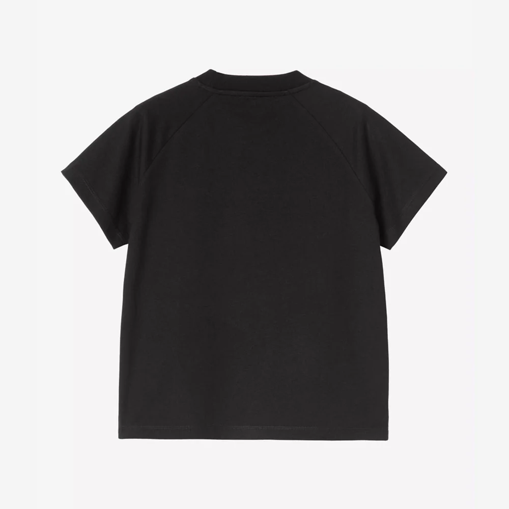 W' S/S Honest Work T-Shirt - Black / White - Image 2