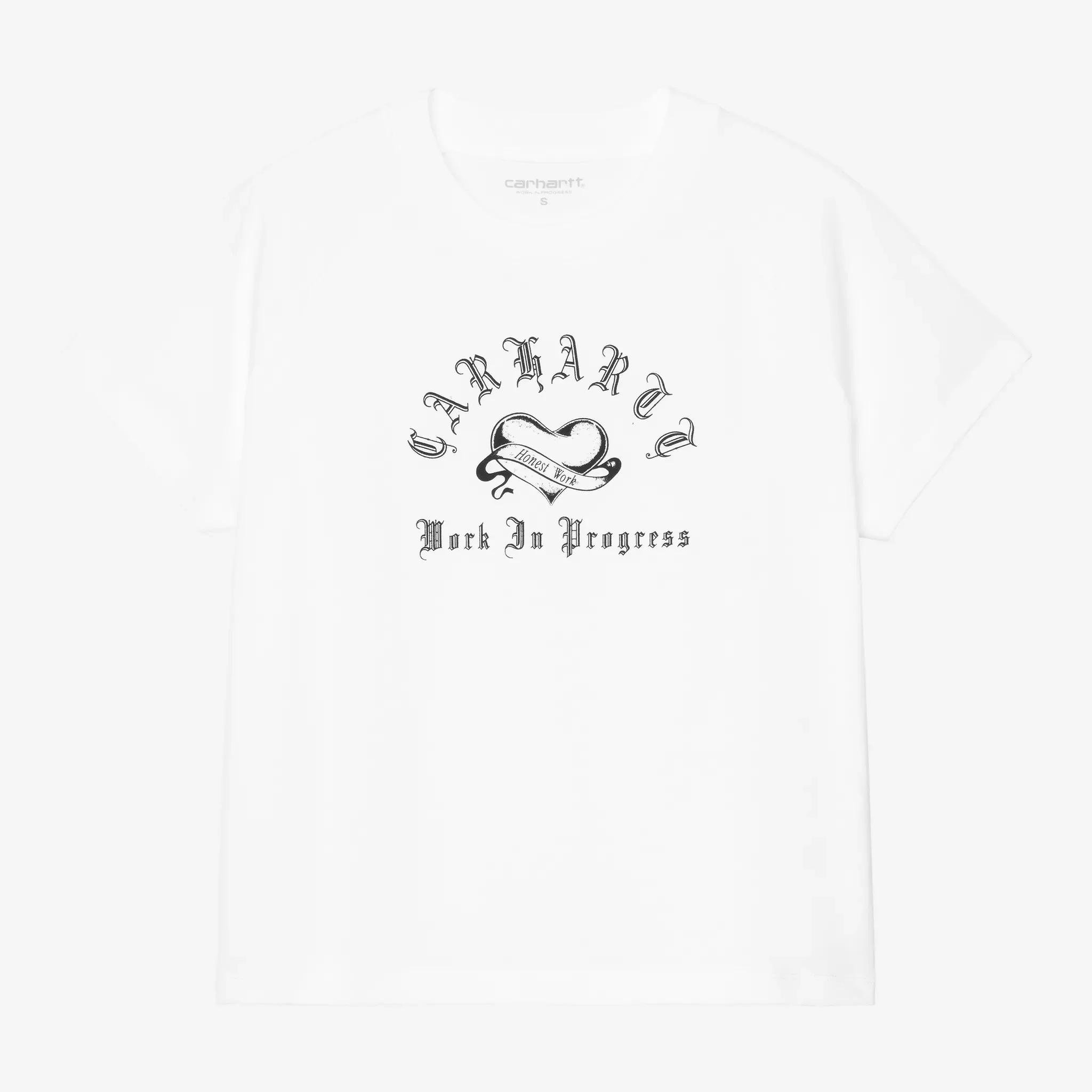W' S/S Honest Work T-Shirt - White / Black