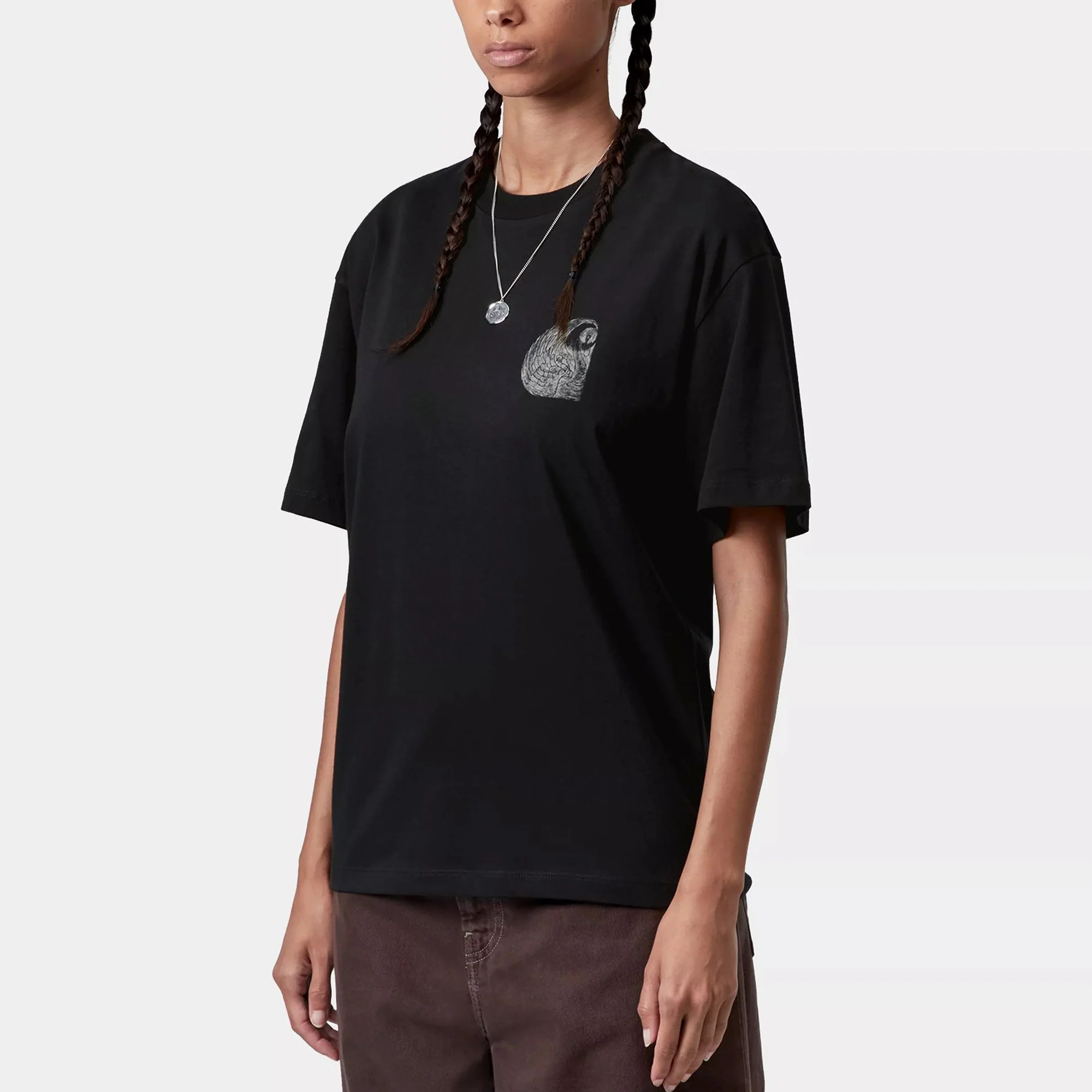 W' S/S Okniceok T-Shirt - Black - Image 3