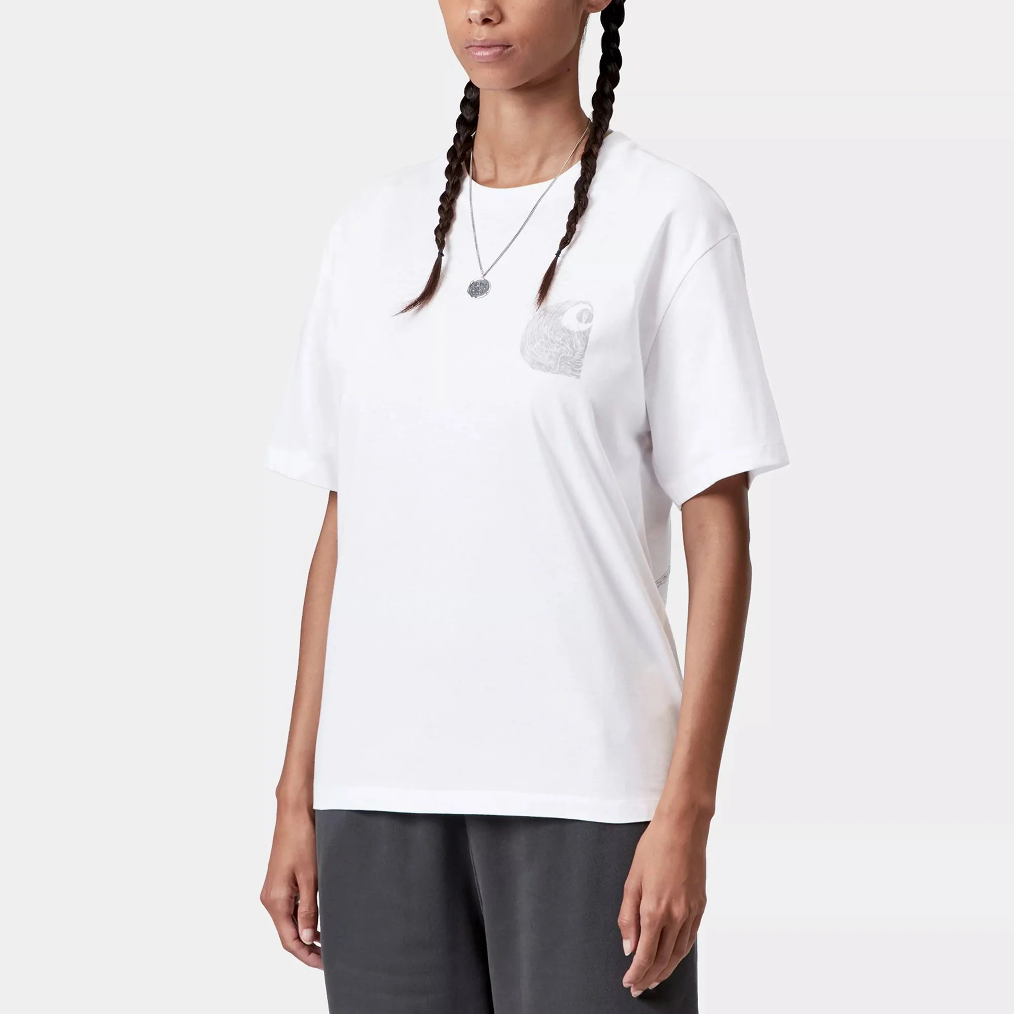W' S/S Okniceok T-Shirt - White - Image 3