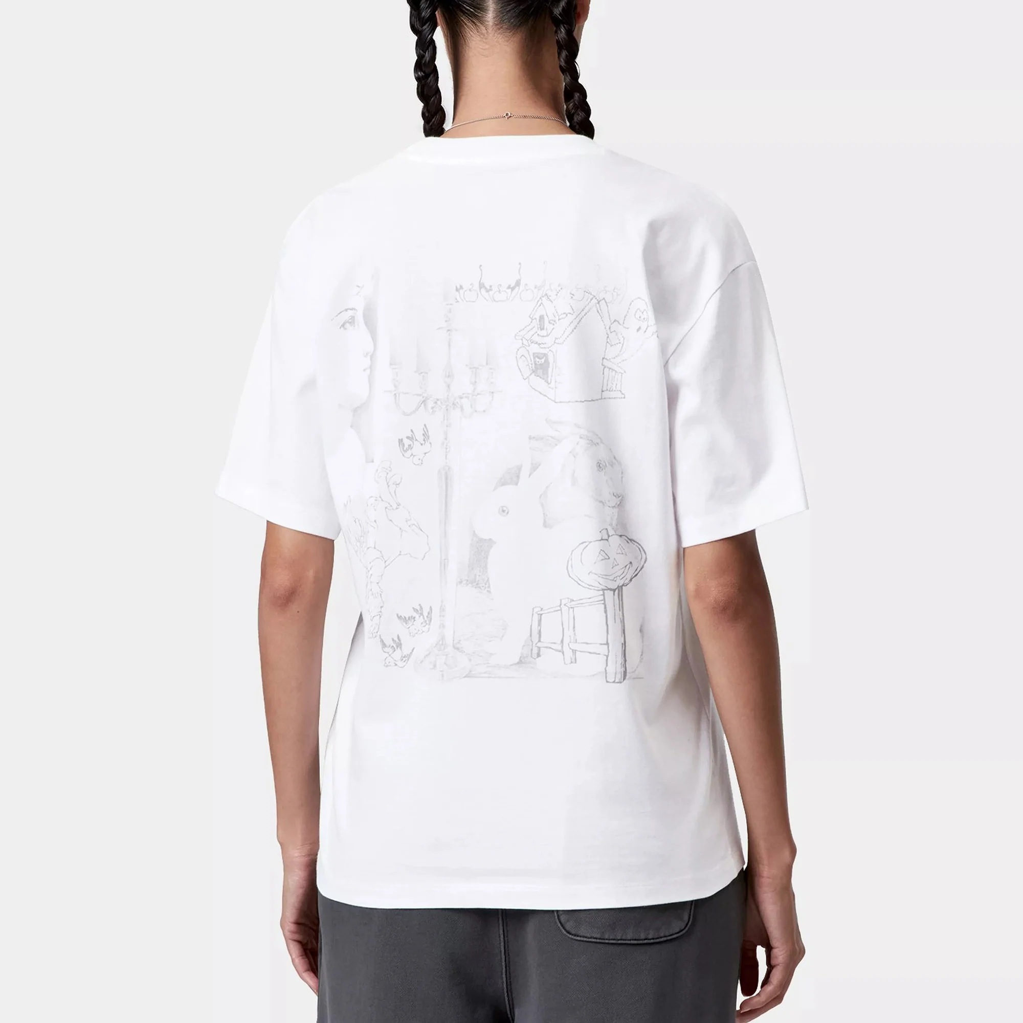 W' S/S Okniceok T-Shirt - White - Image 4