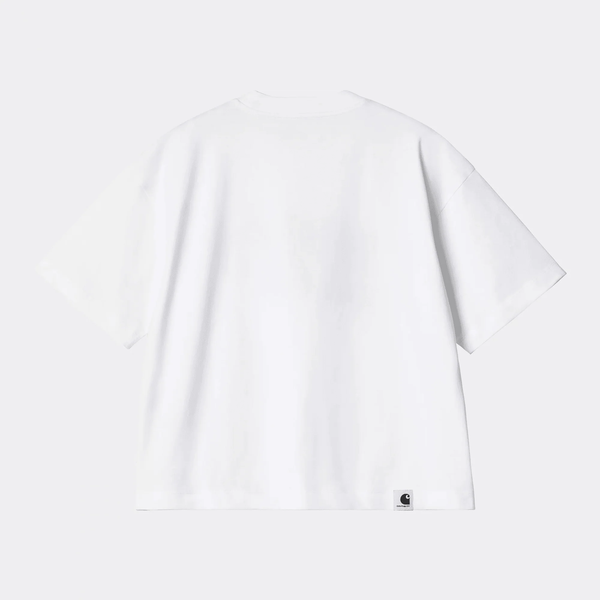W' S/S WIP T-Shirt - White / Dusky Blue - Image 2