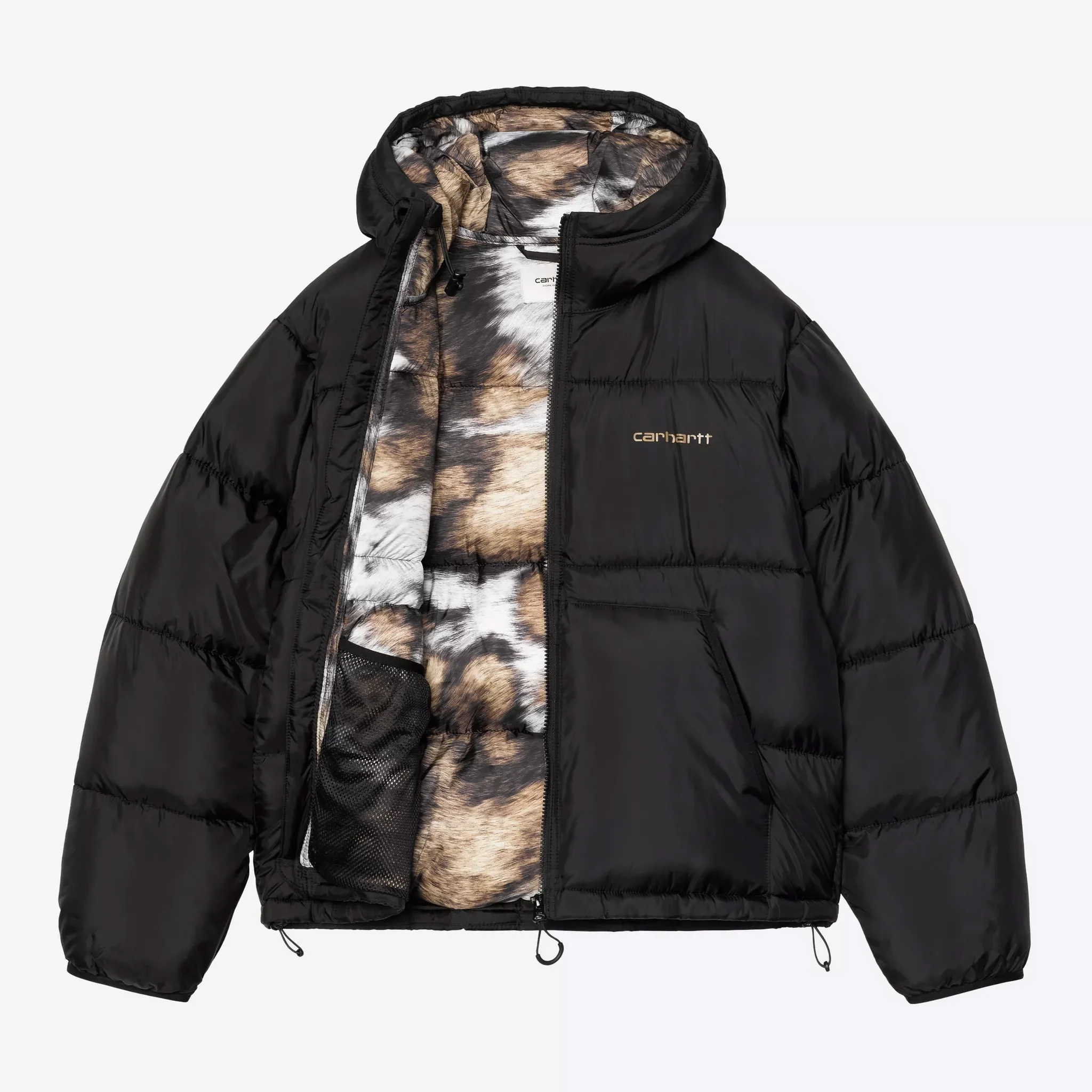 W' Toronto Jacket - Black / Wild Dog Print