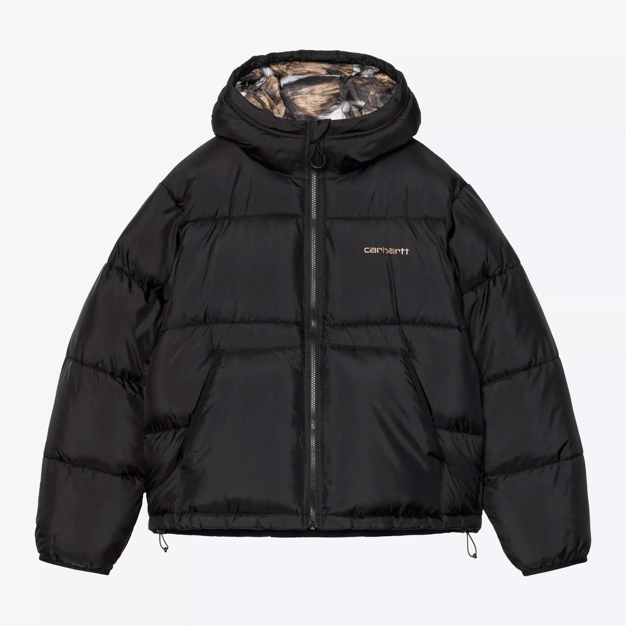 W' Toronto Jacket - Black / Wild Dog Print - Image 2