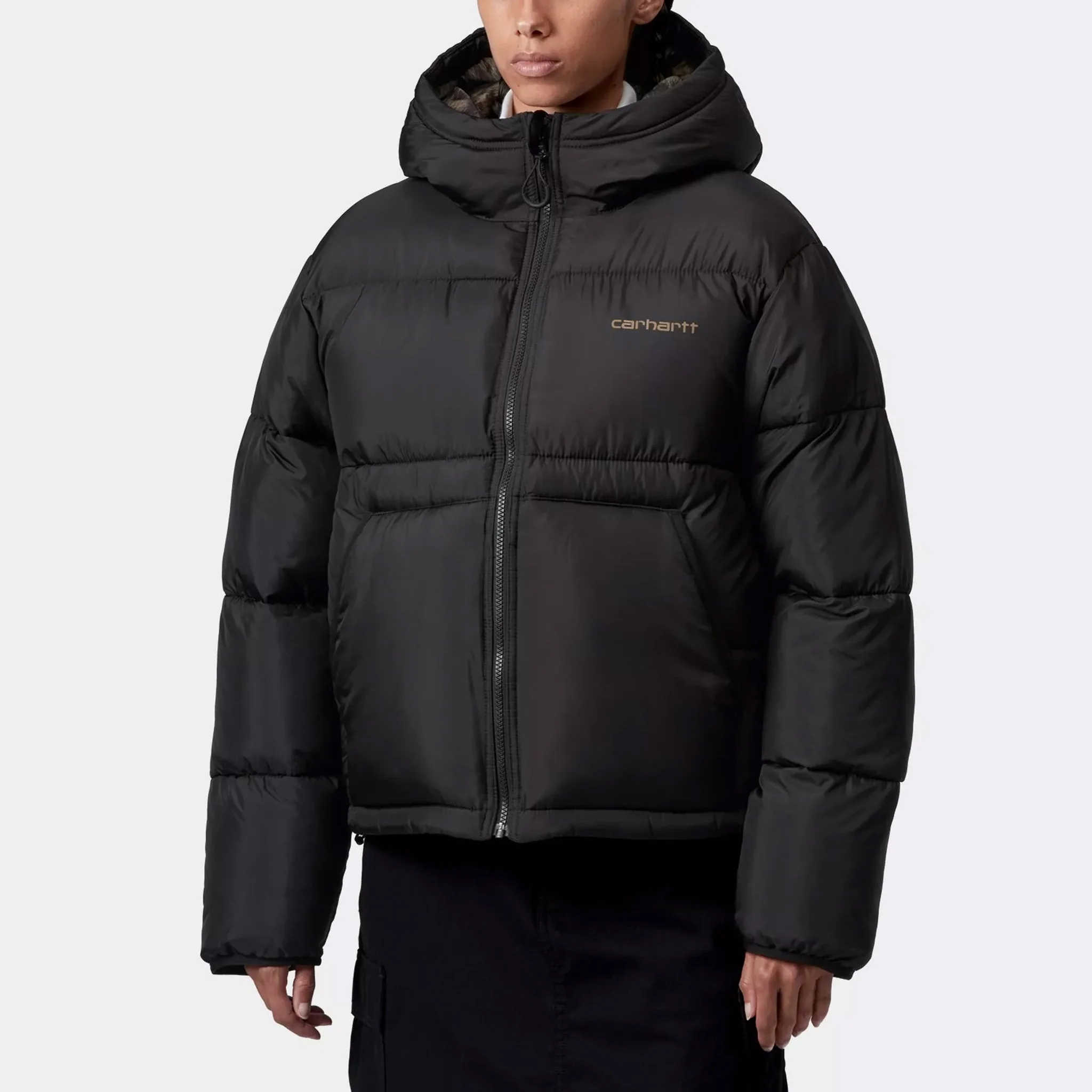 W' Toronto Jacket - Black / Wild Dog Print - Image 5
