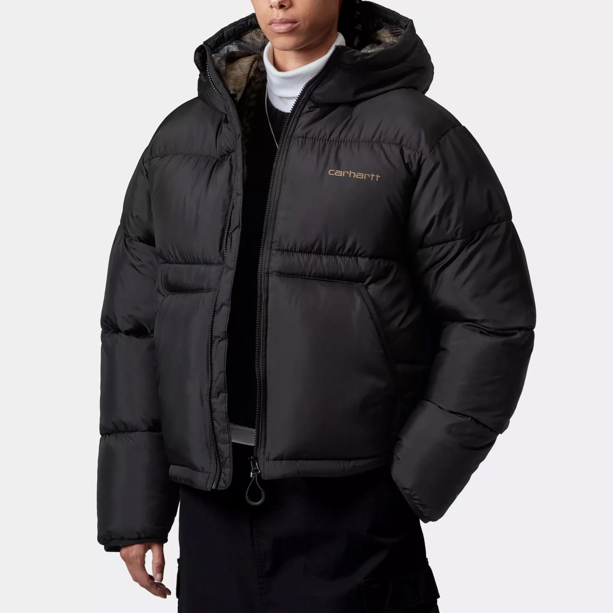 W' Toronto Jacket - Black / Wild Dog Print - Image 6