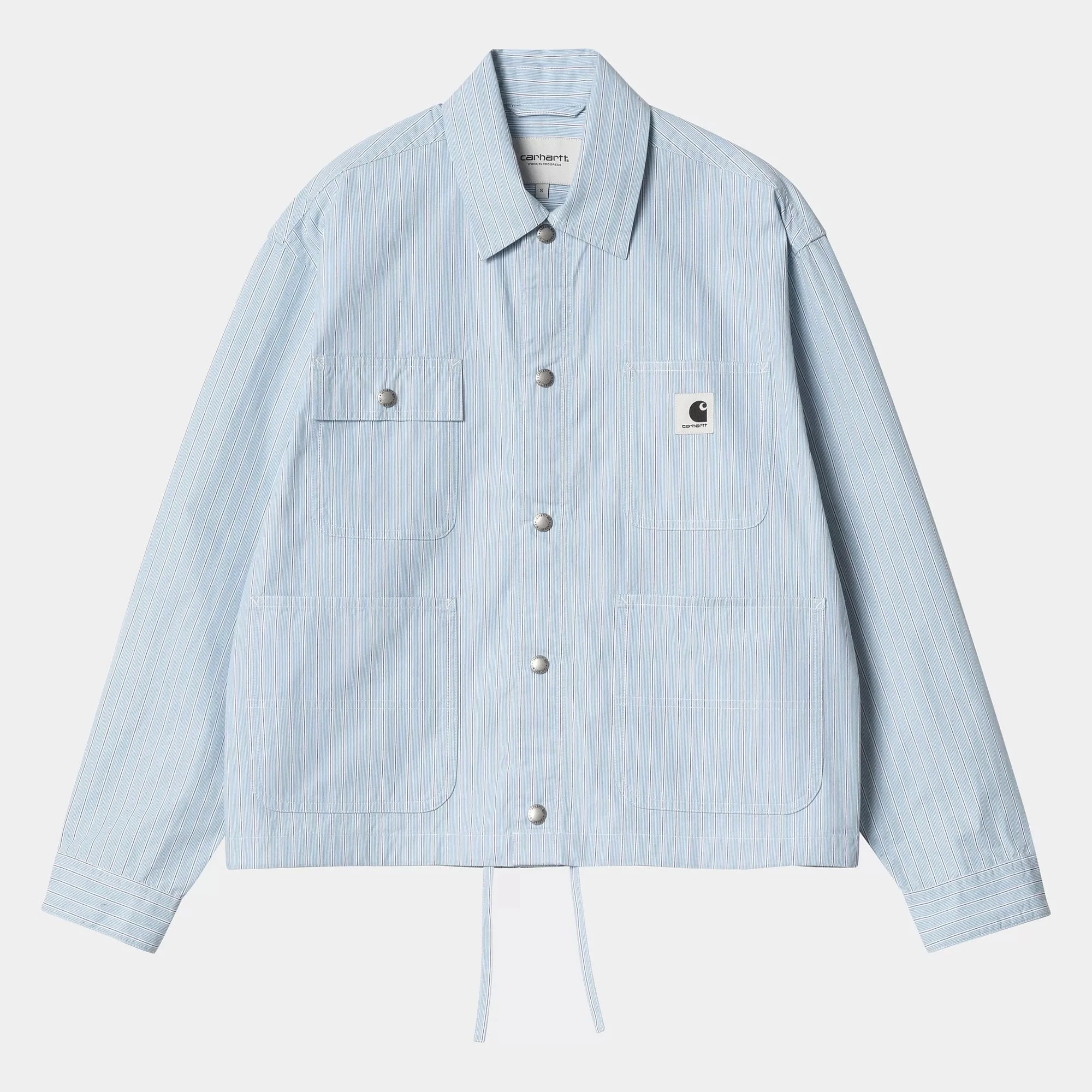 Women's Nota Shirt Jac - Bova Stripe, Bluebird