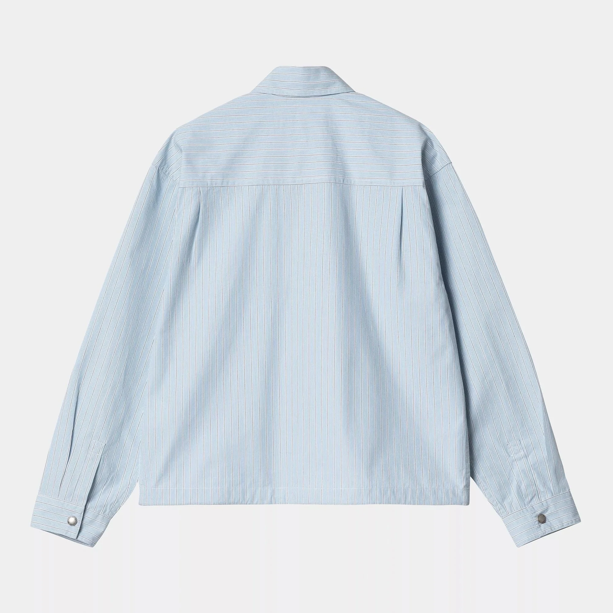 Women's Nota Shirt Jac - Bova Stripe, Bluebird - Image 2
