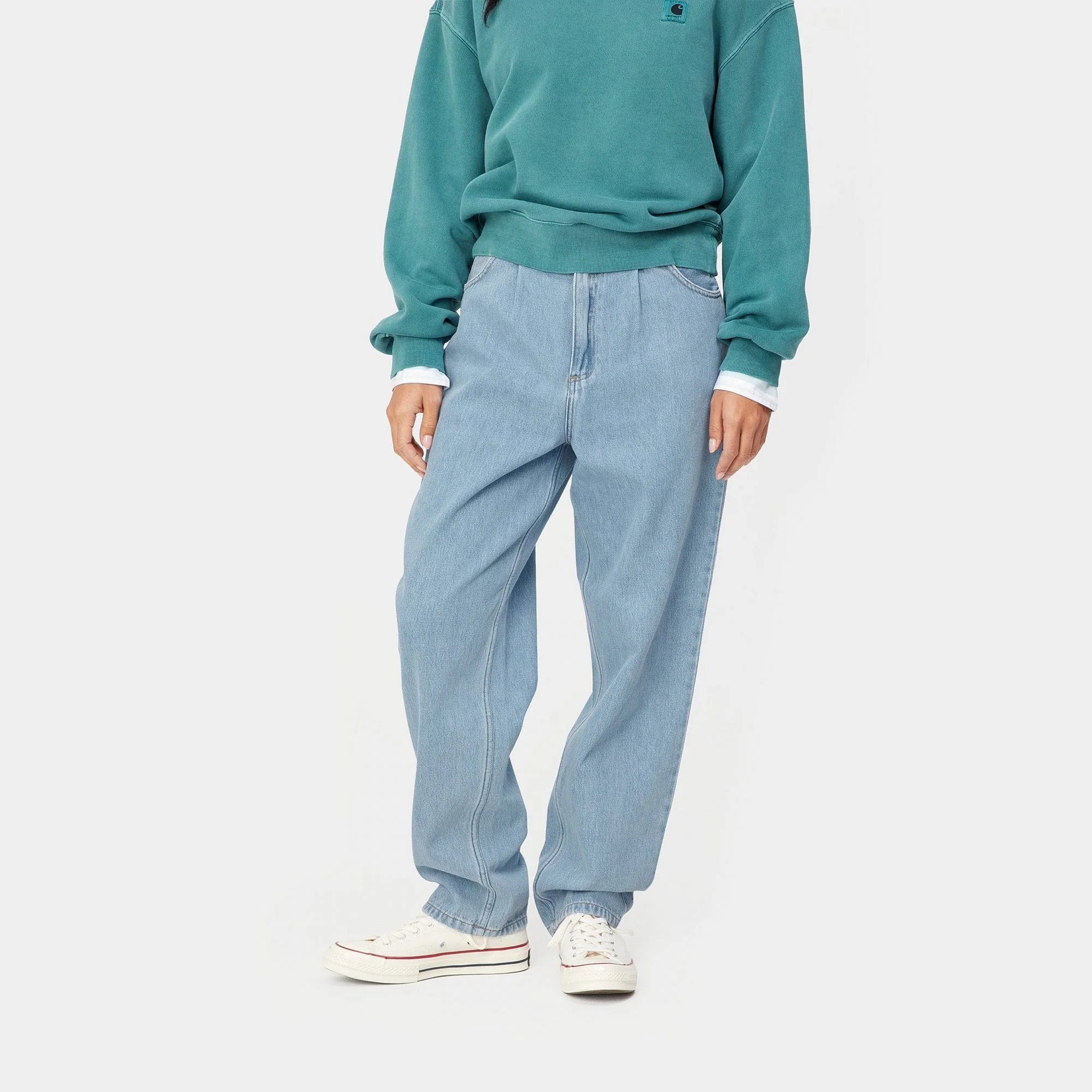 W' Stayton Pant - Blue (Light Stone Washed) - Image 2