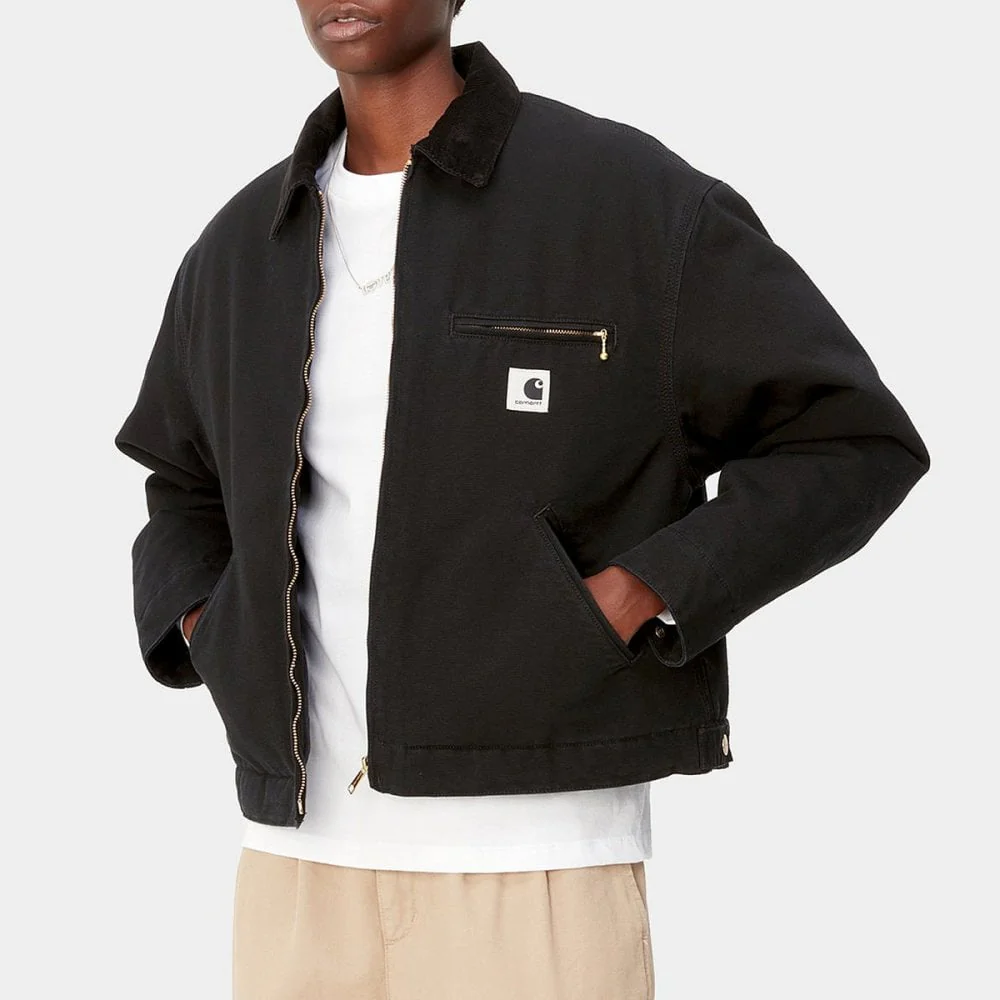 W' OG Detroit Jacket (Winter) - Black (Rinsed) - Image 4