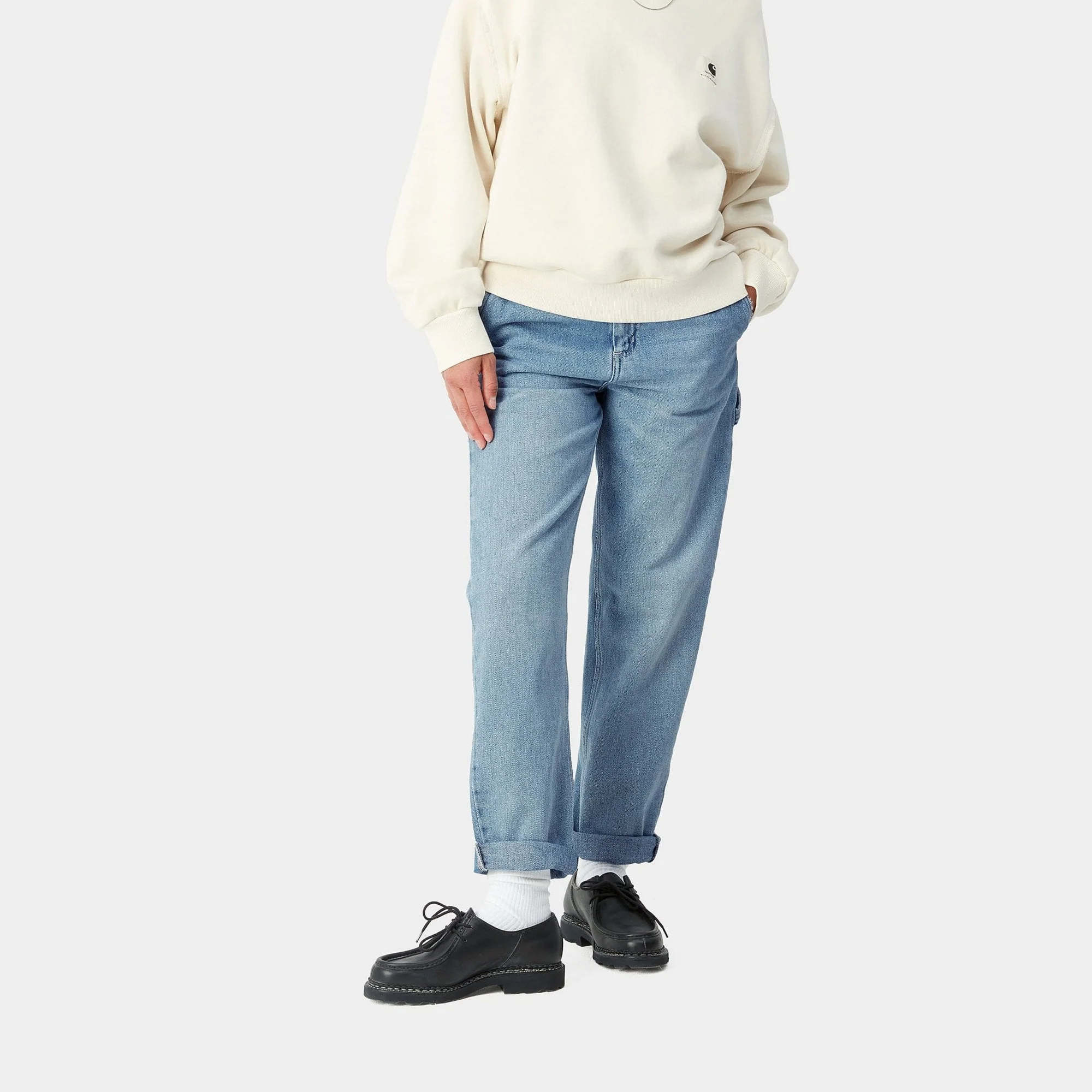Women's W' Pierce Pant - Blue (Light Stone Washed) - Image 2