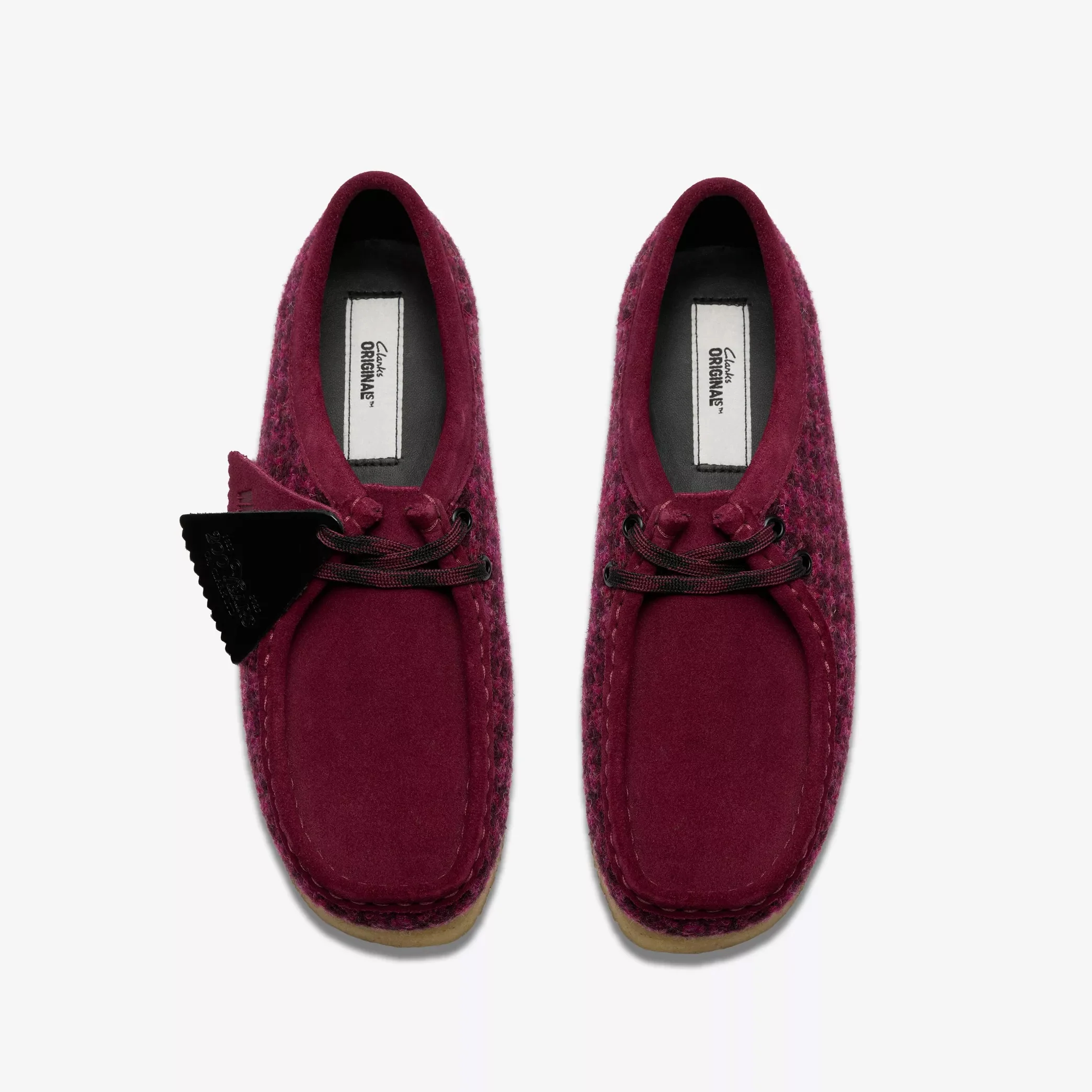 Women's Wallabee - Harris Tweed Pack - Purple Tweed Combination - Image 3