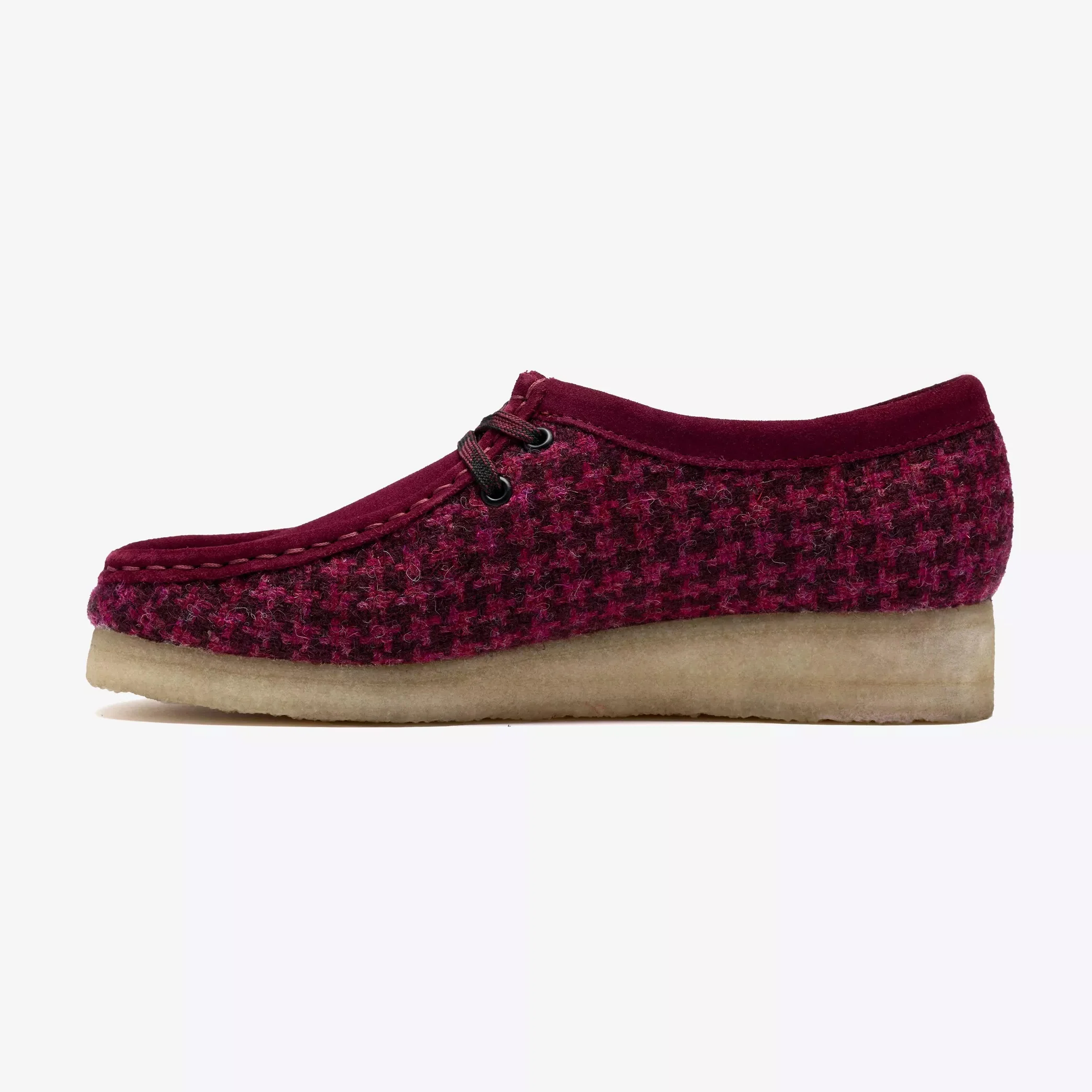 Women's Wallabee - Harris Tweed Pack - Purple Tweed Combination - Image 4