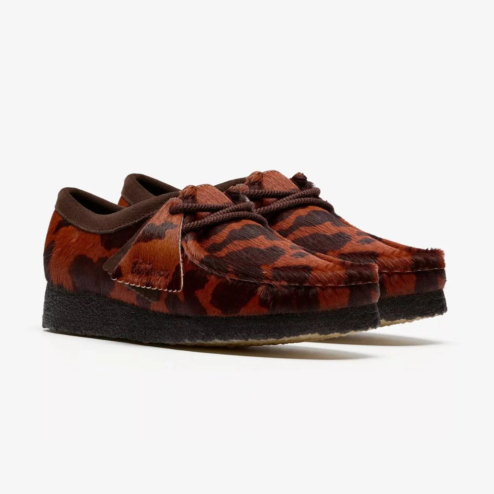 Women's Wallabee - Brown Cow Print - Image 4