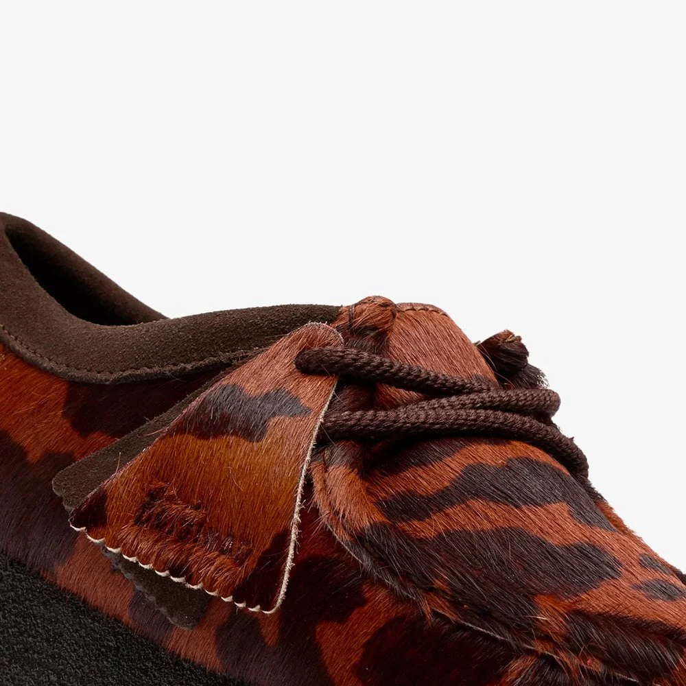 Women's Wallabee - Brown Cow Print - Image 7