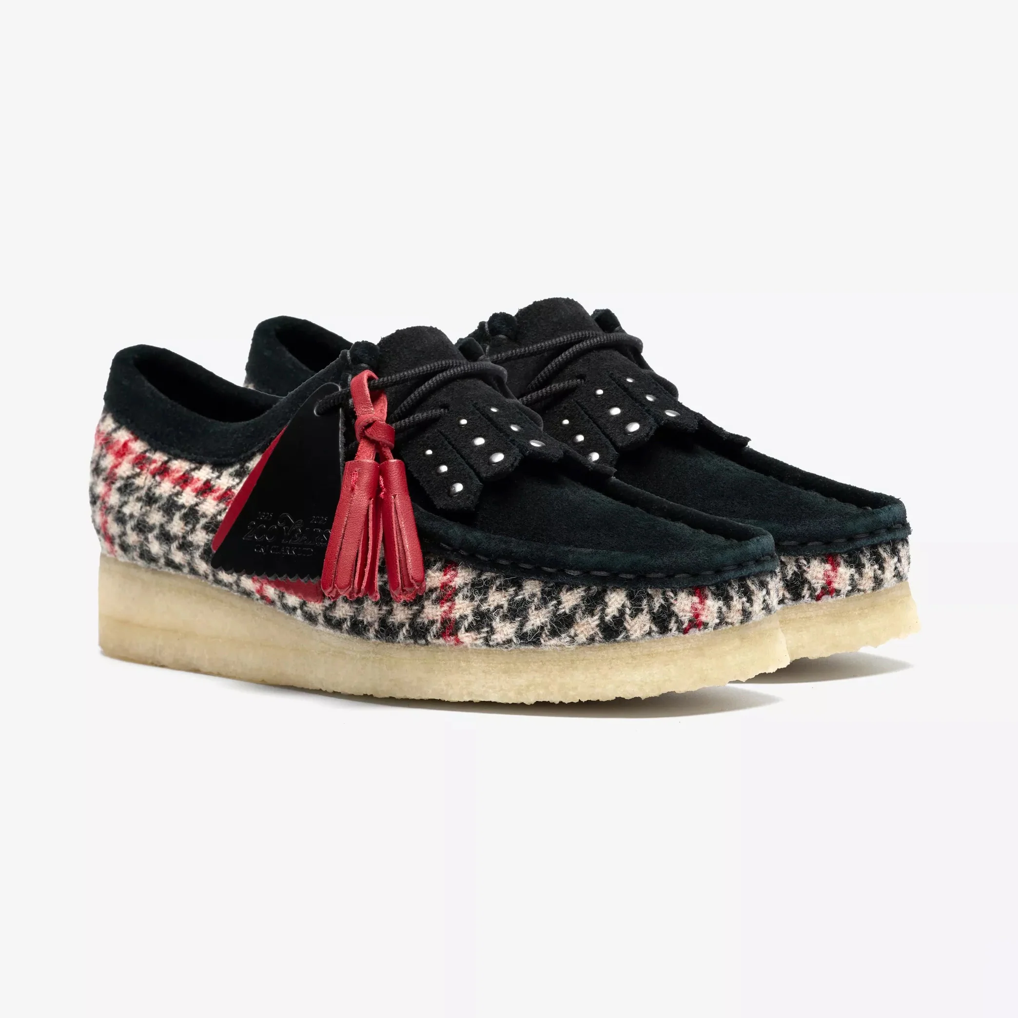 Women's Wallabee - Harris Tweed Pack- Black Tweed Combination - Image 2