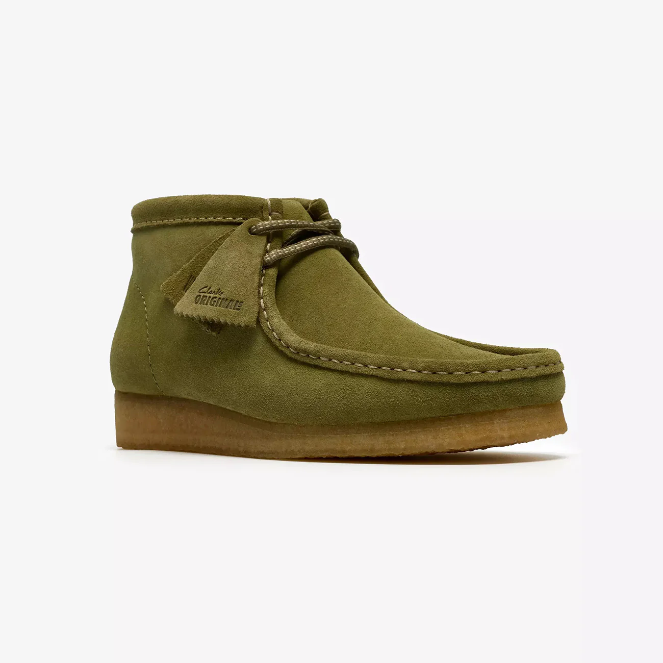 Wallabee Boot - Green Suede - Image 3