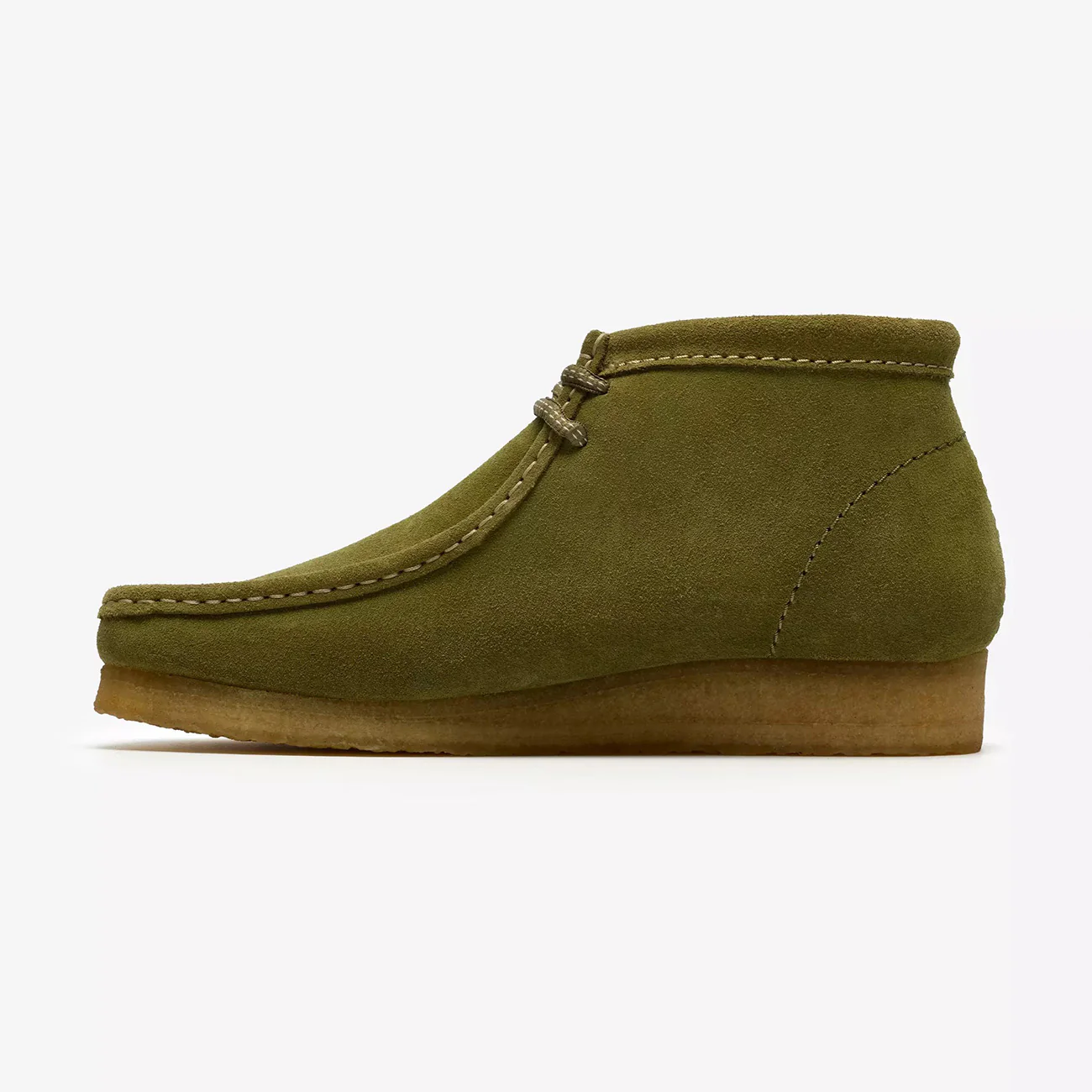 Wallabee Boot - Green Suede - Image 7