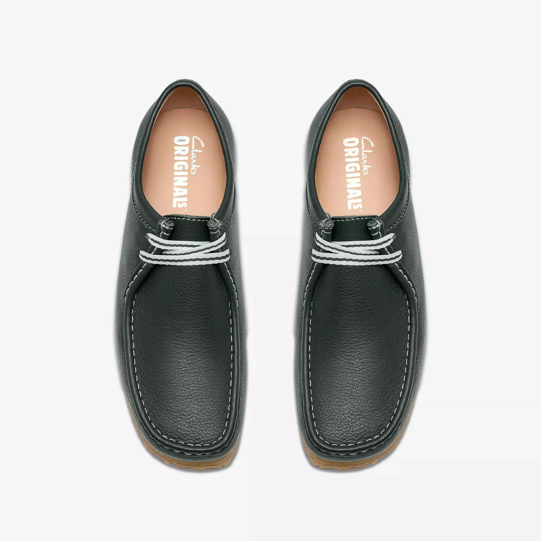 Wallabee RB - Dark Green Leather - Image 3