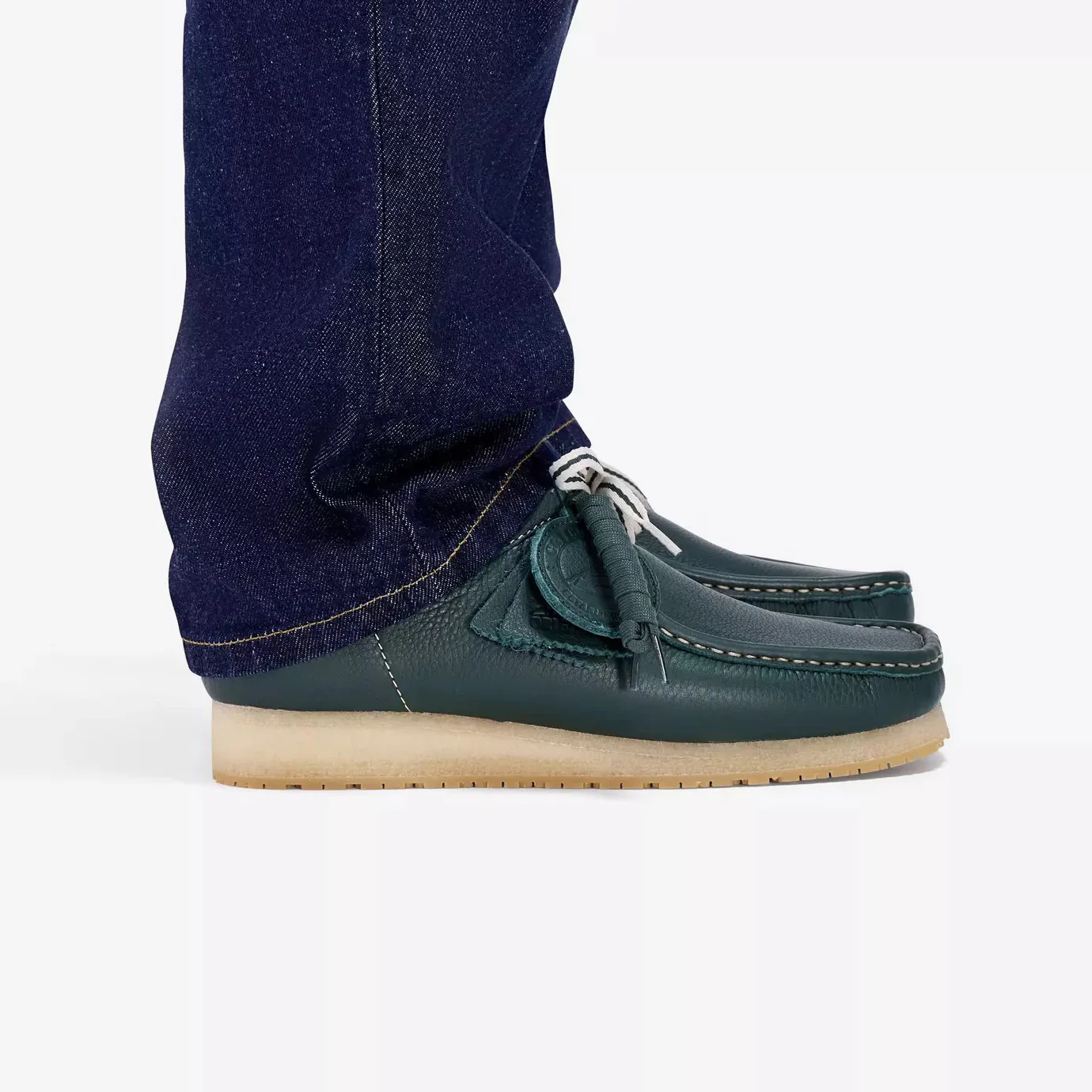Wallabee RB - Dark Green Leather - Image 8