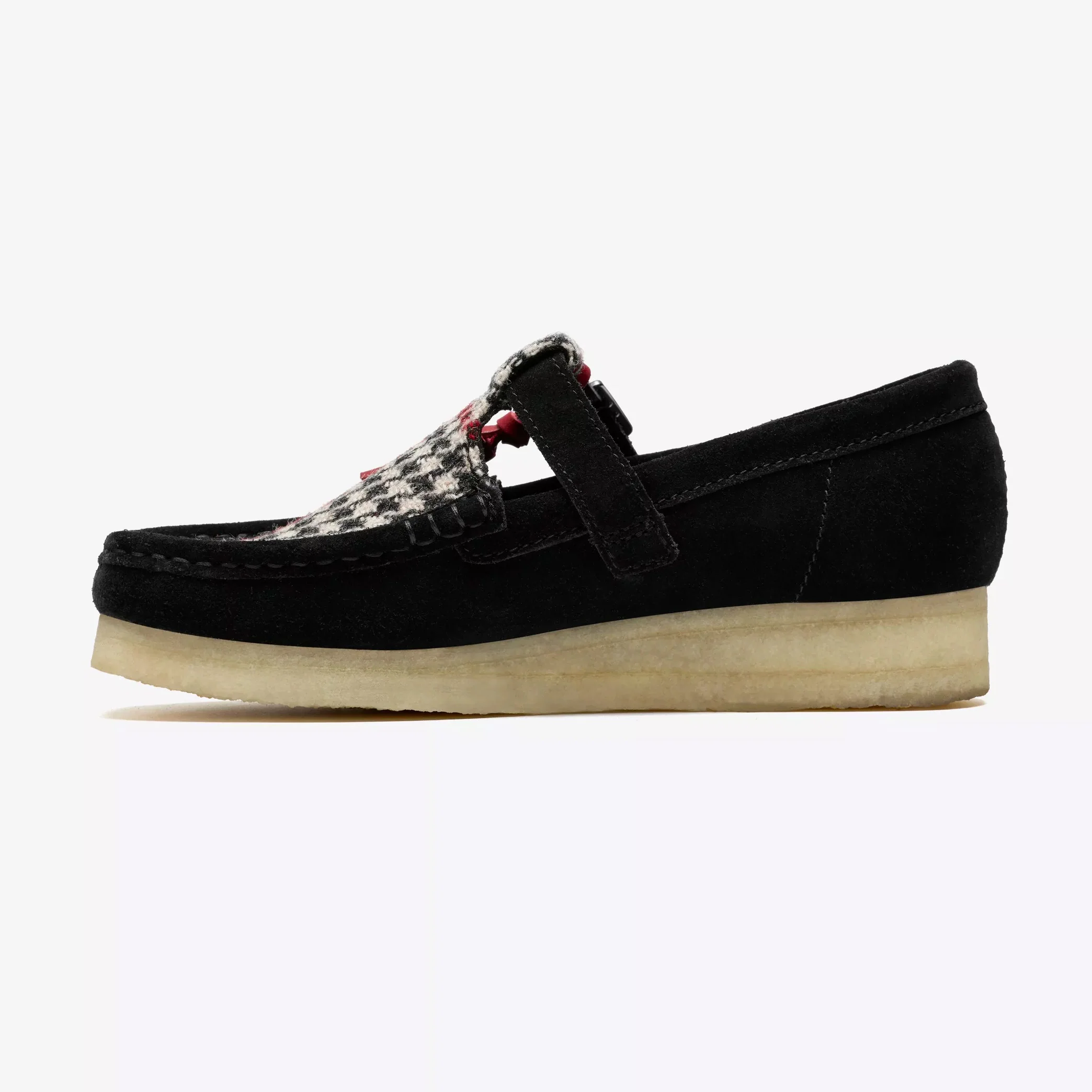 Women's Wallabee T Bar - Harris Tweed Pack -Black Tweed Combination - Image 3