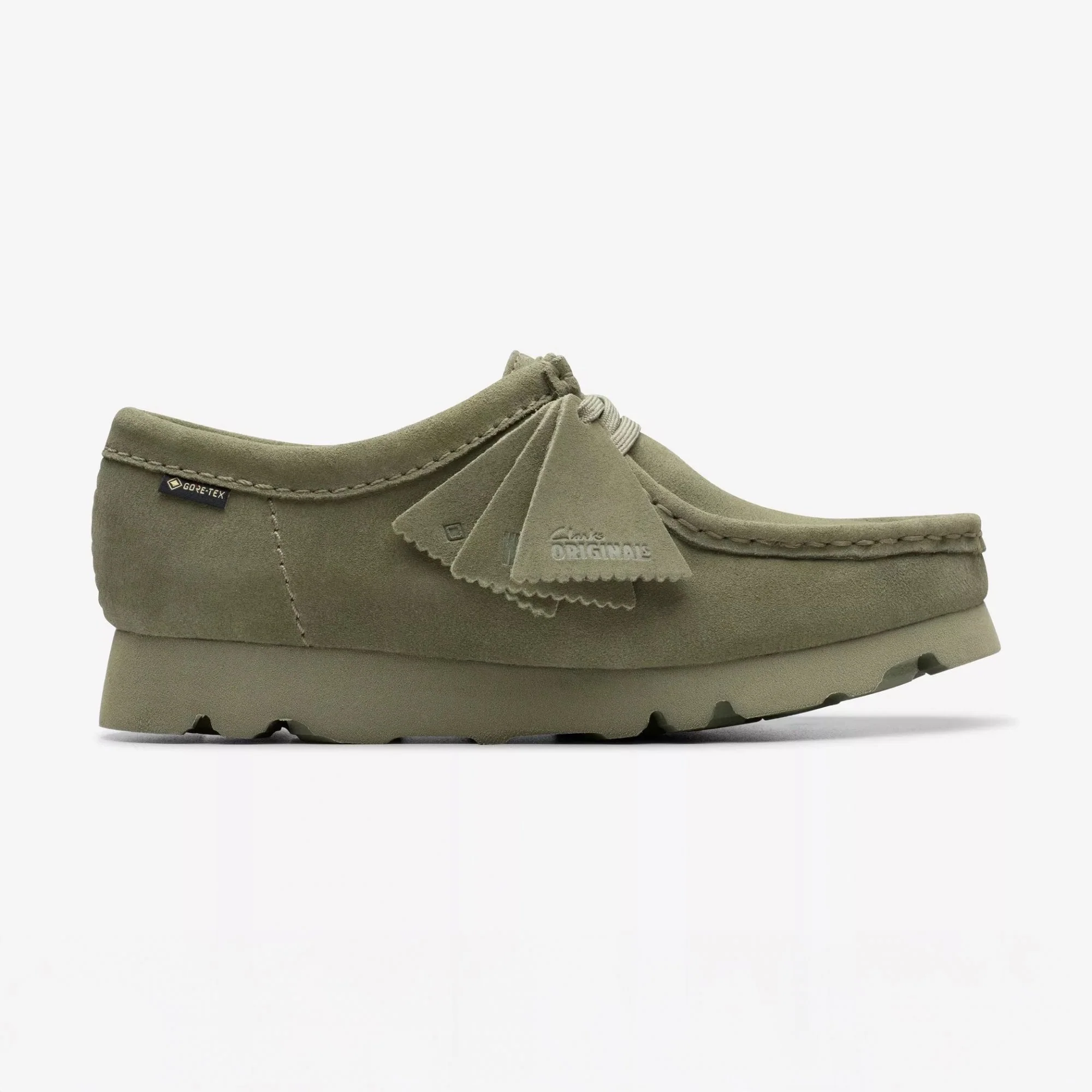 W' Wallabee GORE-TEX® - Khaki Green Suede