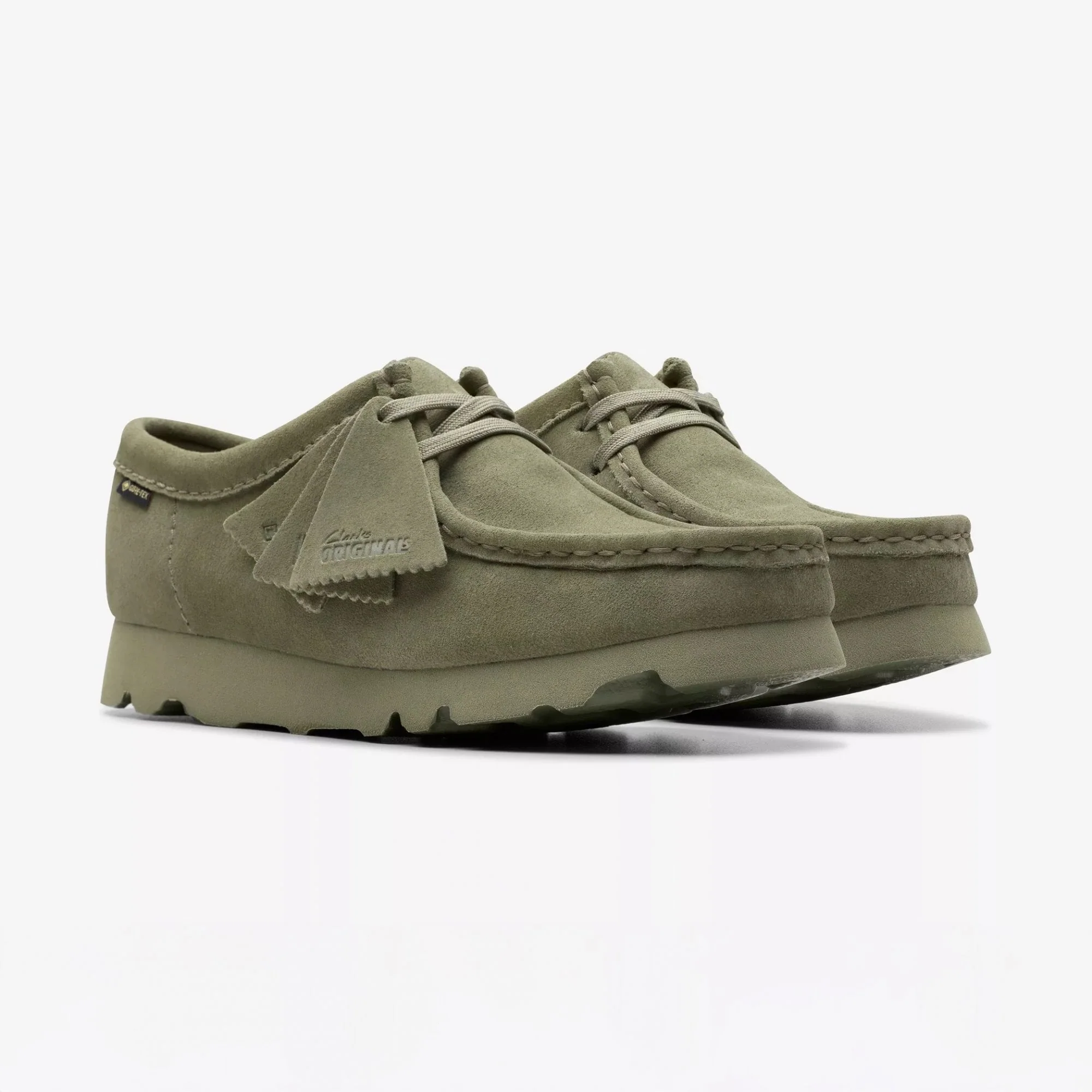 W' Wallabee GORE-TEX® - Khaki Green Suede - Image 2