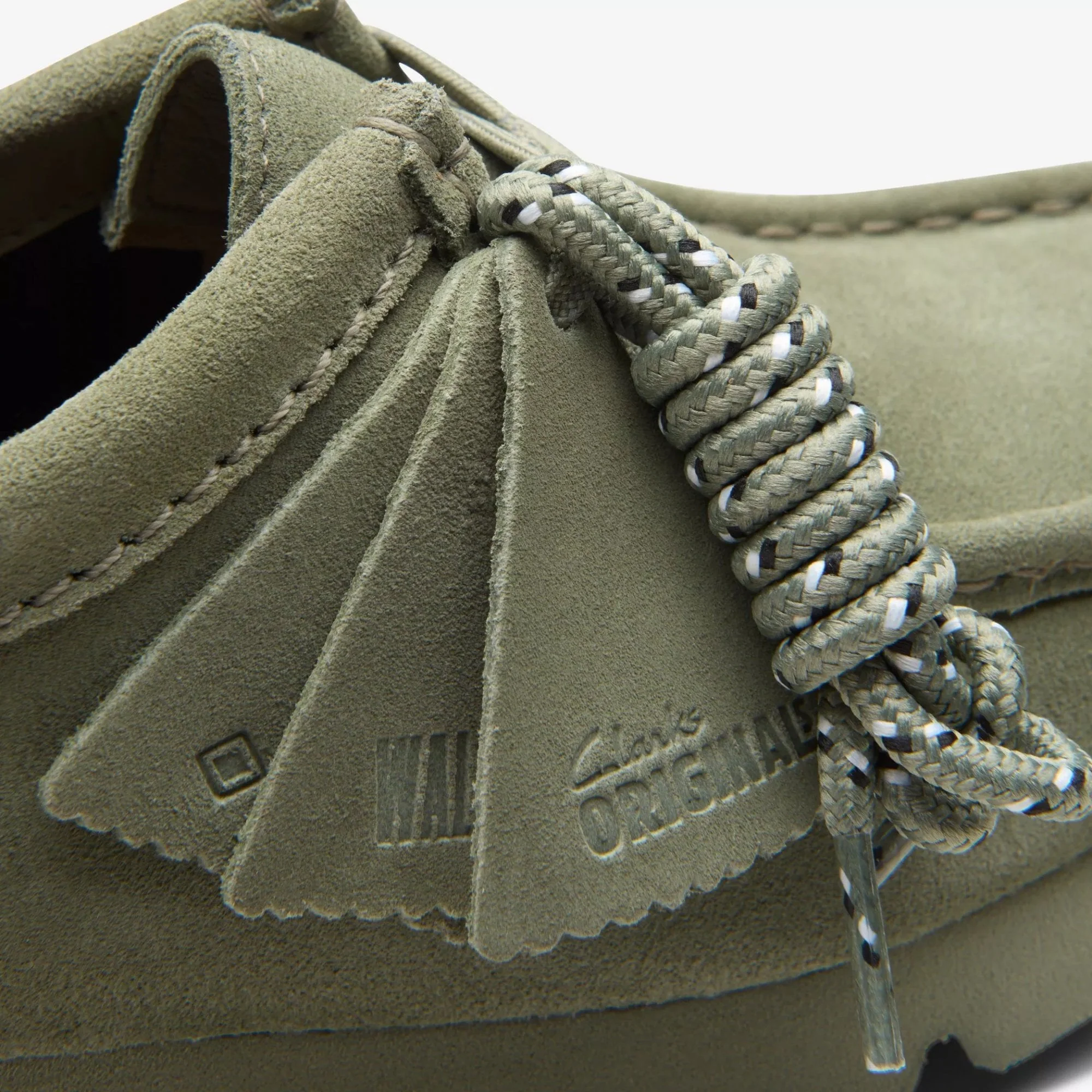 W' Wallabee GORE-TEX® - Khaki Green Suede - Image 7