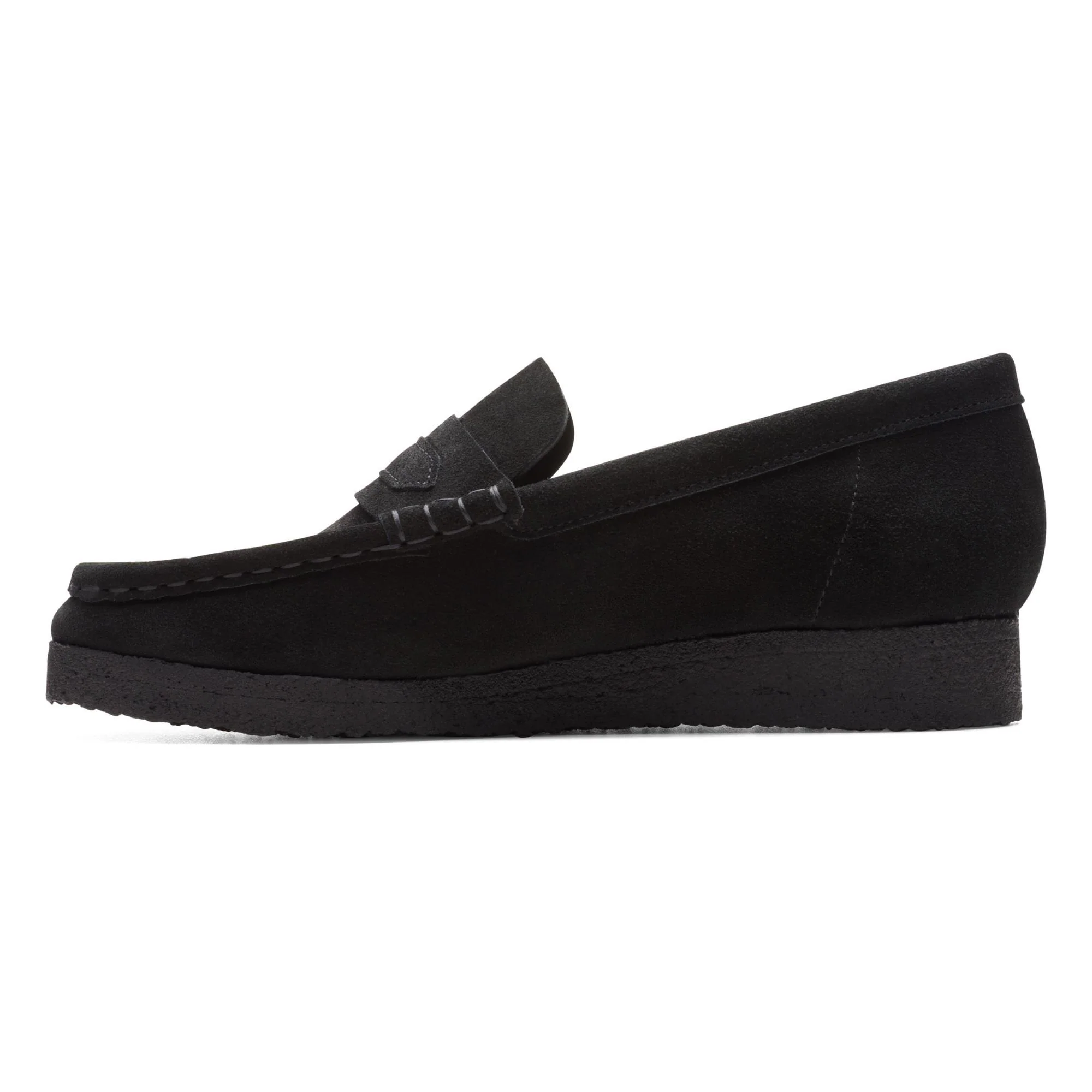 Women's Wallabee Loafer Black Suede - Image 5