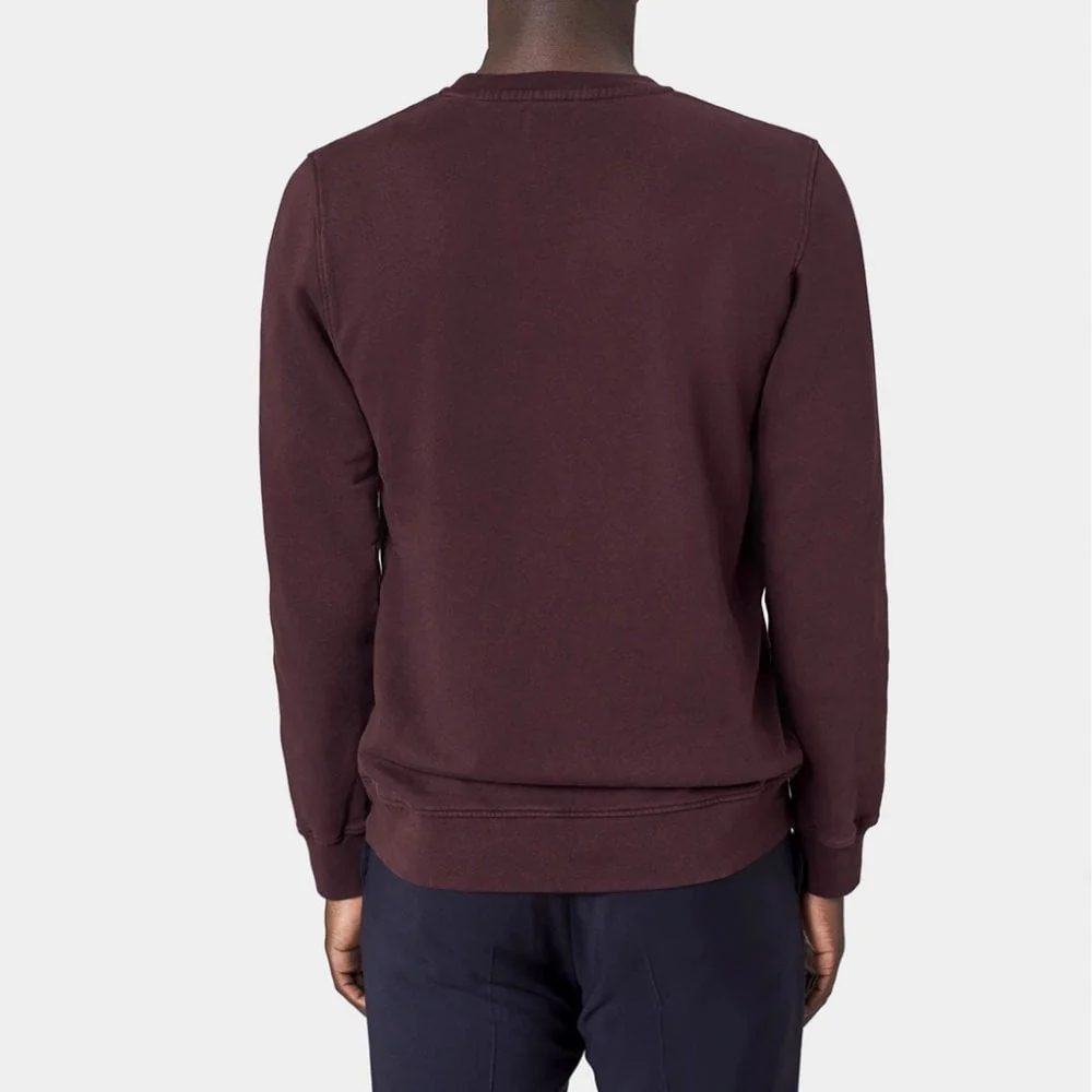 Classic Organic Crew - Oxblood Red - Image 3