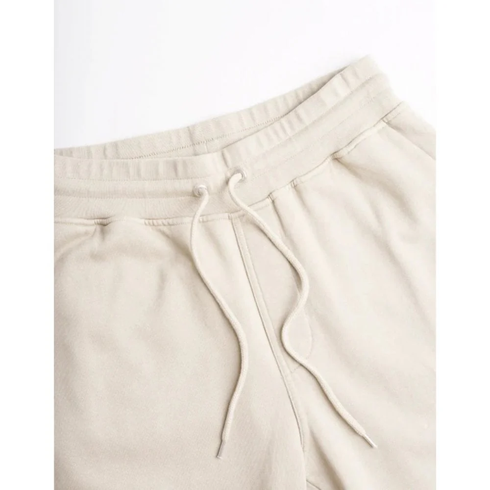 Classic Organic Sweatshorts - Ivory White - Image 2