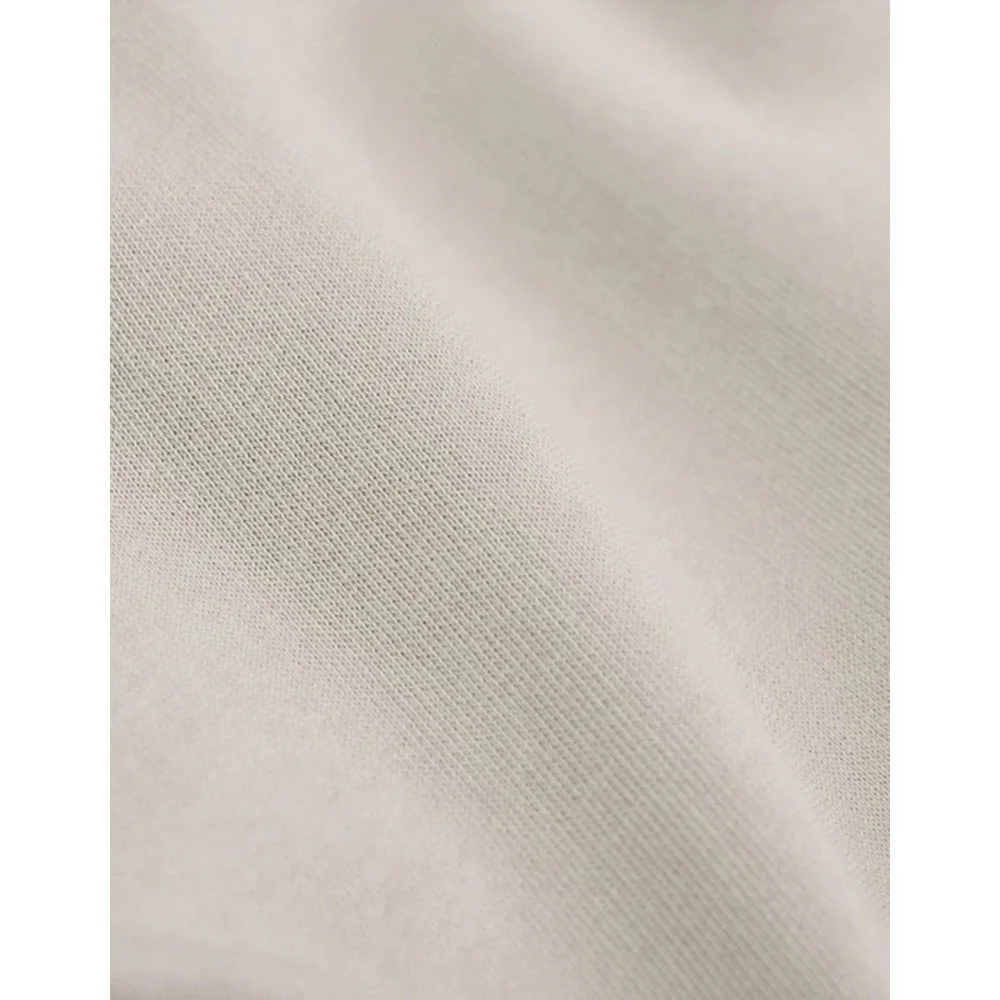 Classic Organic Sweatshorts - Ivory White - Image 3