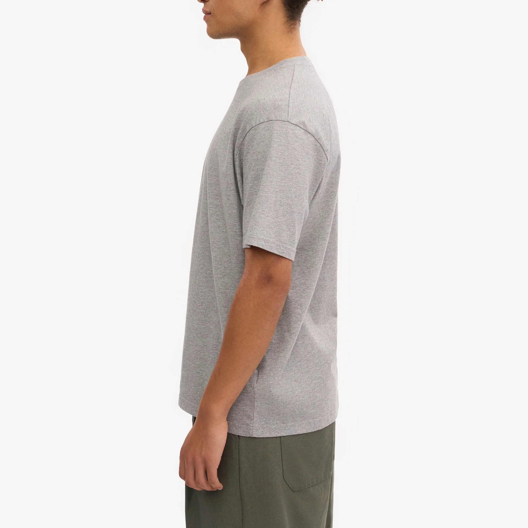 Classic Organic Tee - Heather Grey - Image 3