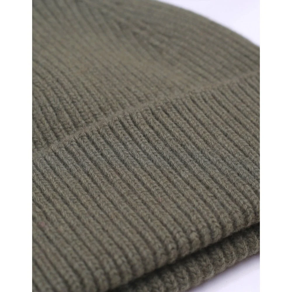 Merino Wool Beanie - Dusty Olive - Image 2