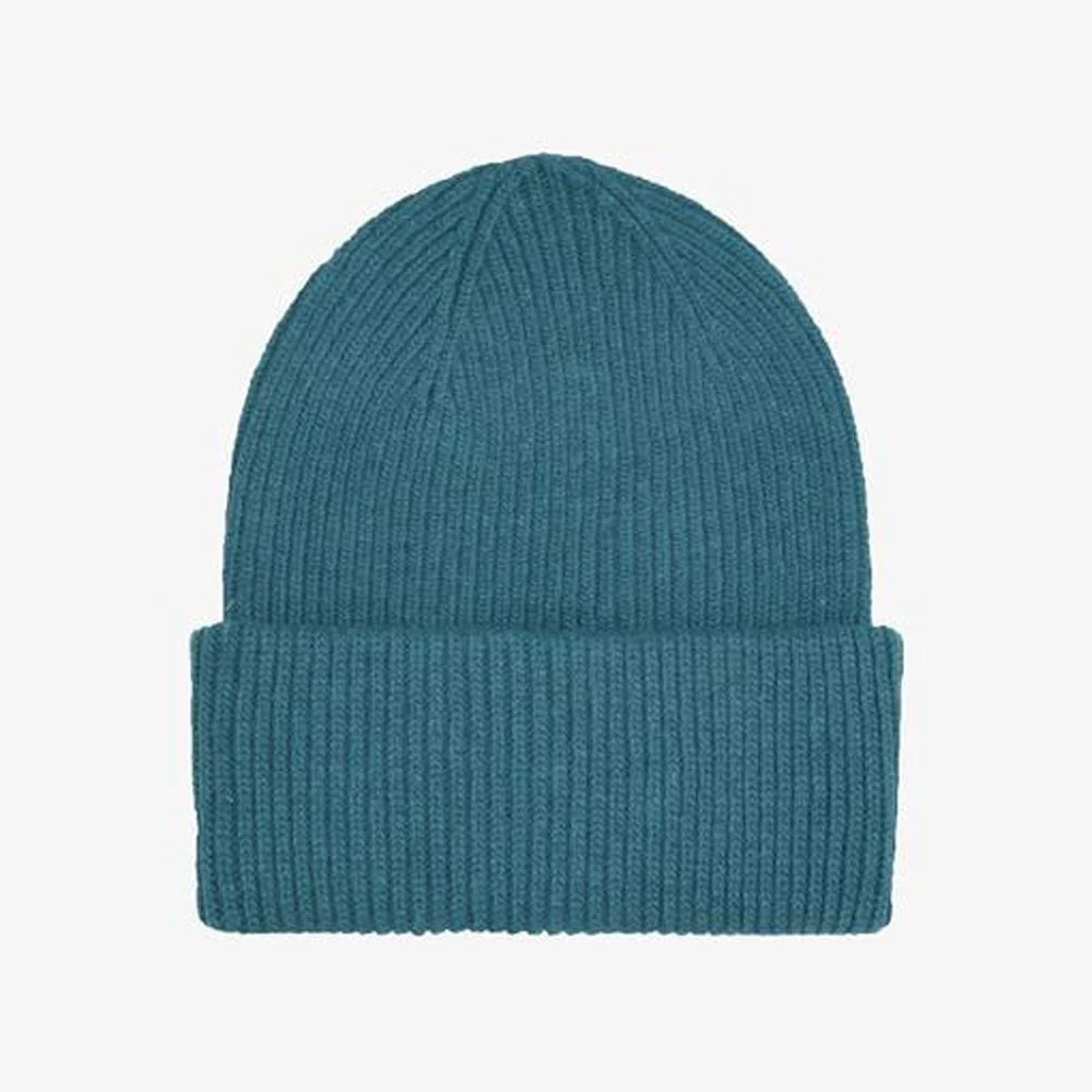 Merino Wool Beanie - Ocean Green
