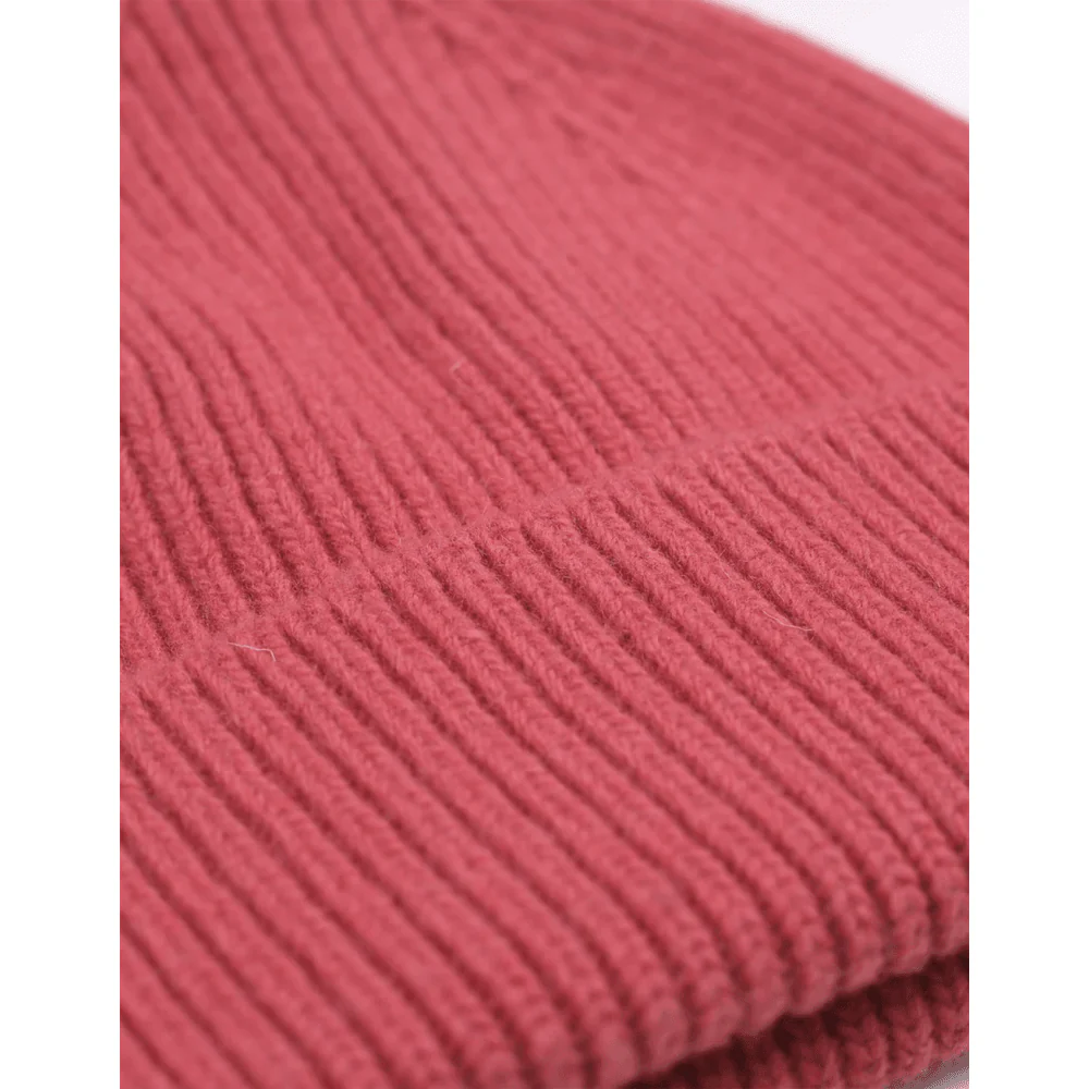 Merino Wool Beanie - Rasberry Pink - Image 2