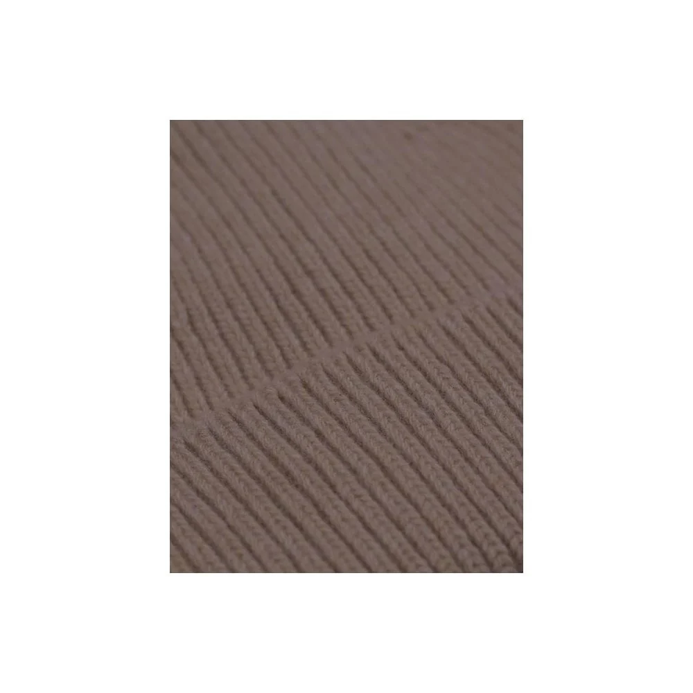 Merino Wool Beanie - Warm Taupe - Image 2