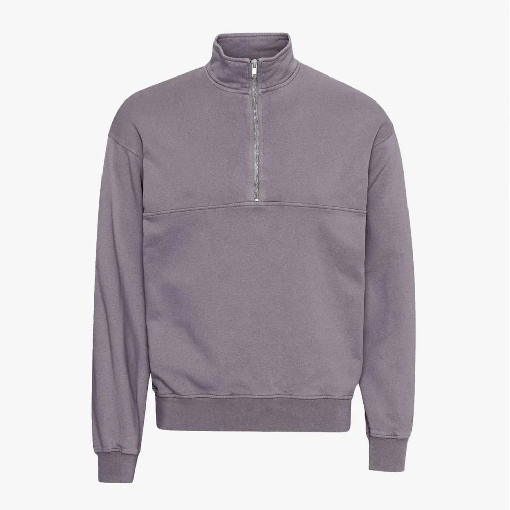 Organic Quarter Zip - Purple Haze