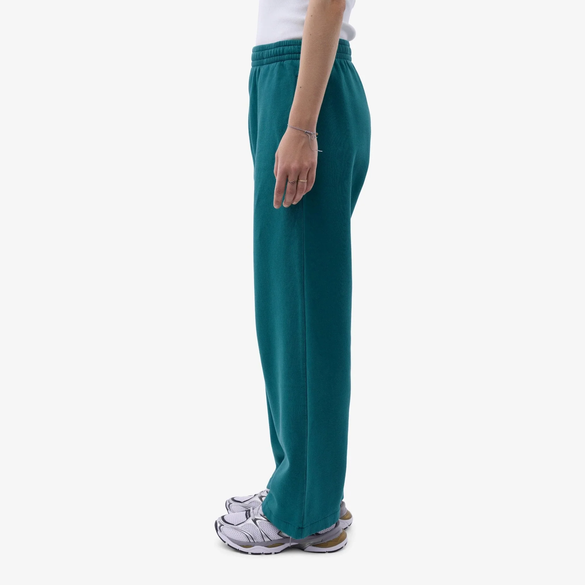 Organic Straight Leg Sweatpants - Ocean Green - Image 3